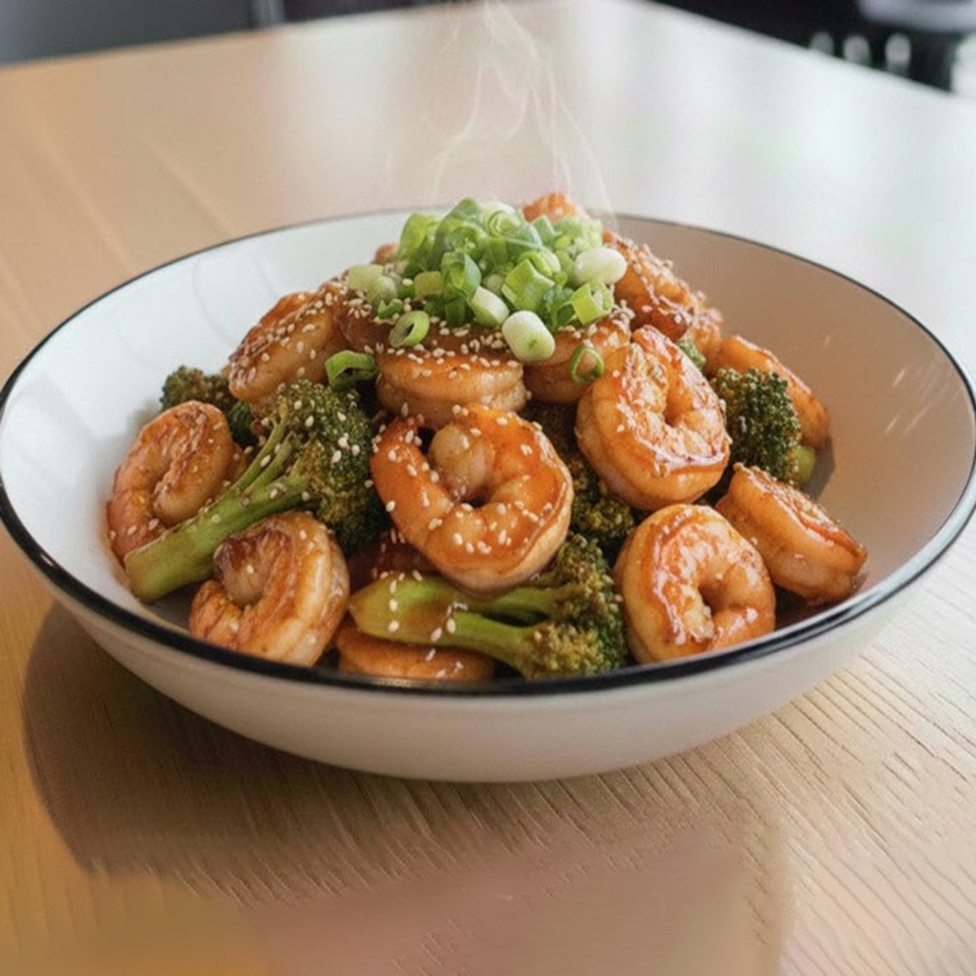 Lunch Broccoli Shrimp