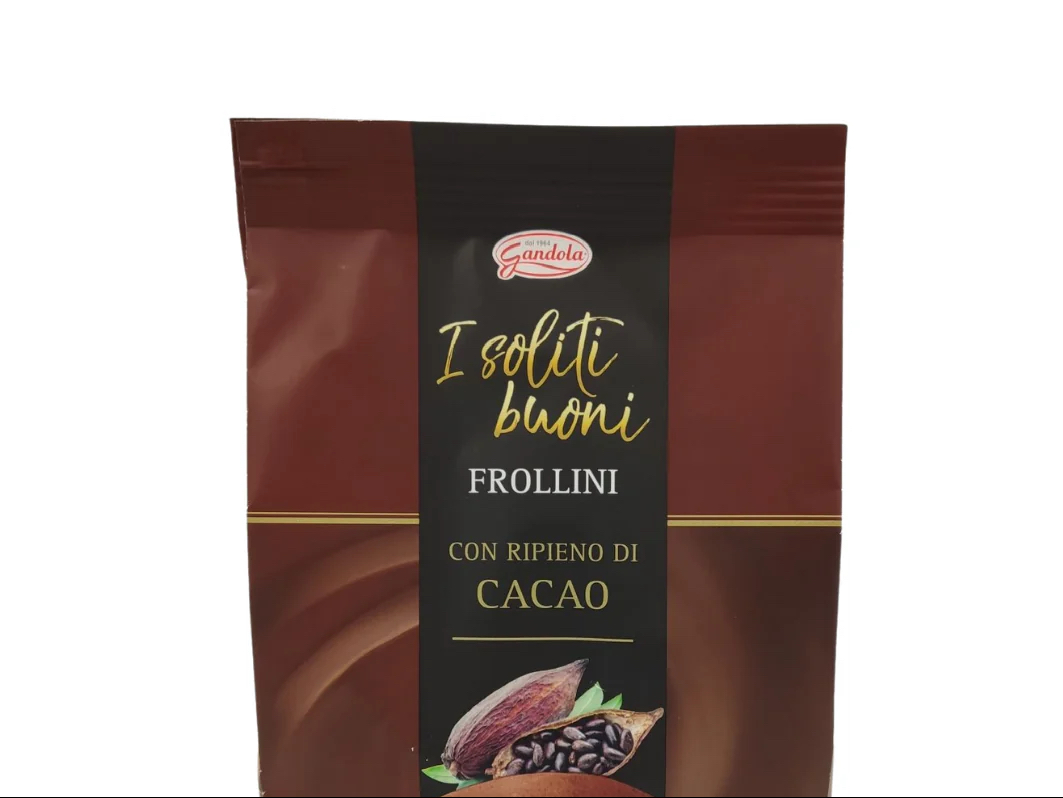 Gandola Dark Chocolate-Filled Shortbread Cookies