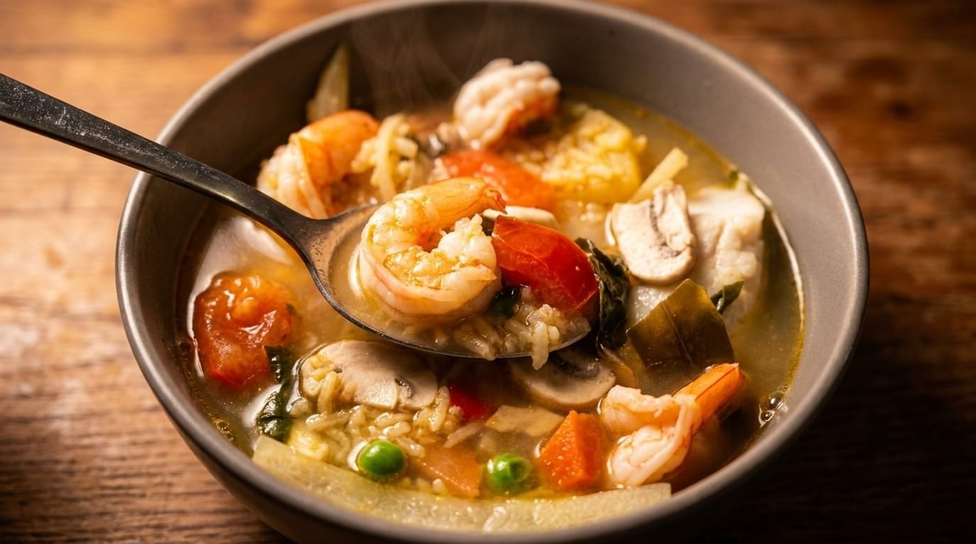 Spicy Seafood Soup (Po-Tak)