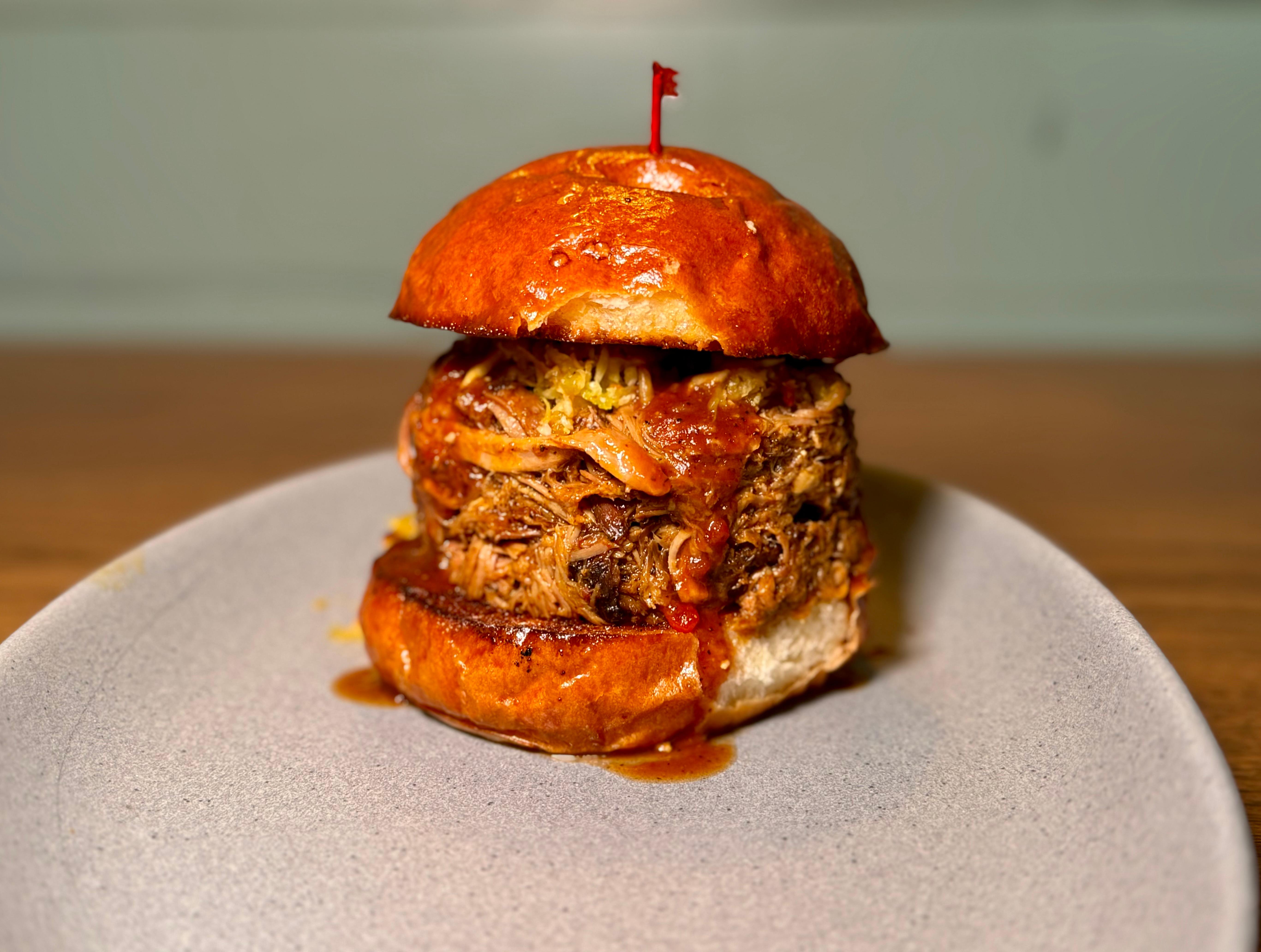 SOLO Pulled Pork Sandwich