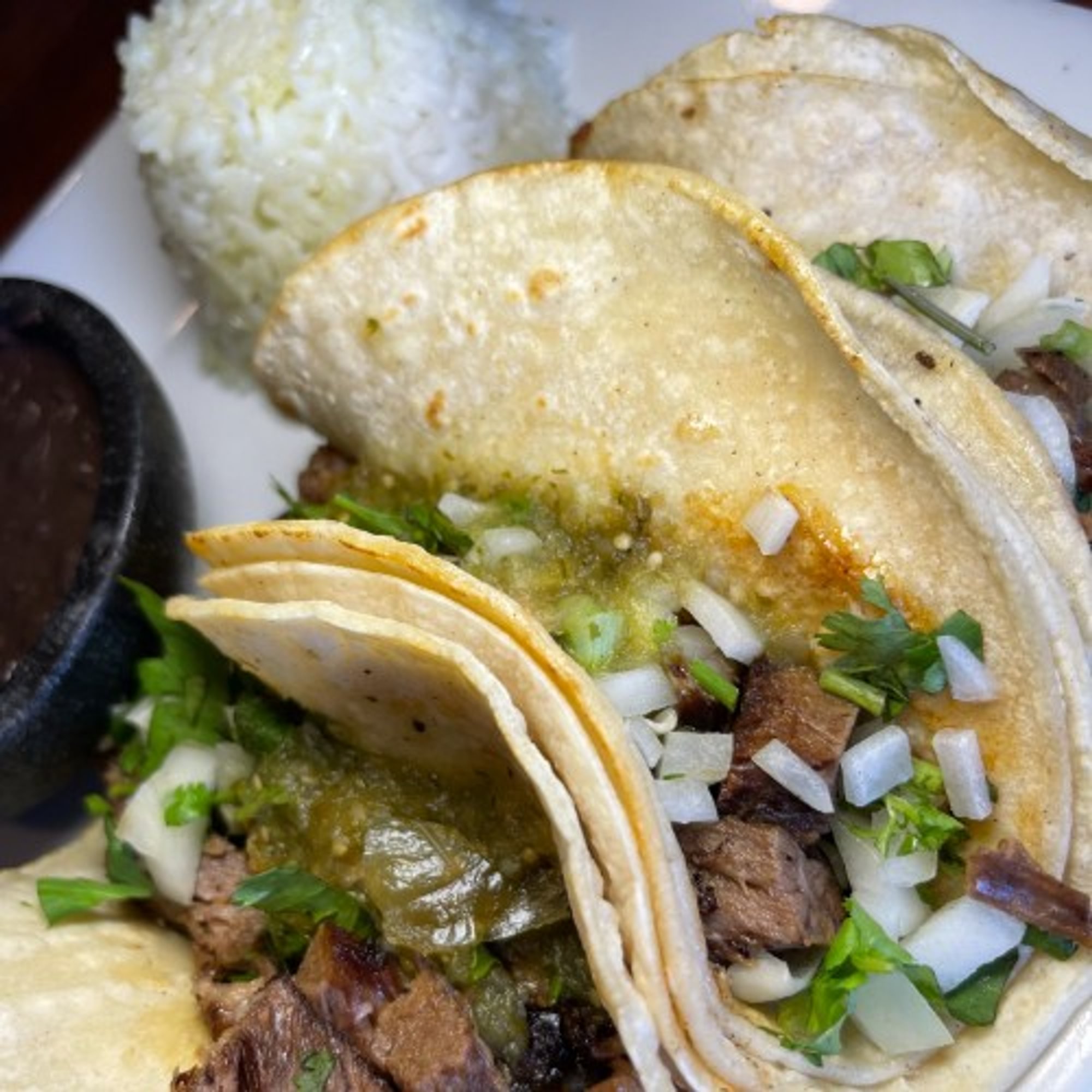 Traditional Tacos (3 Tacos) Dinner