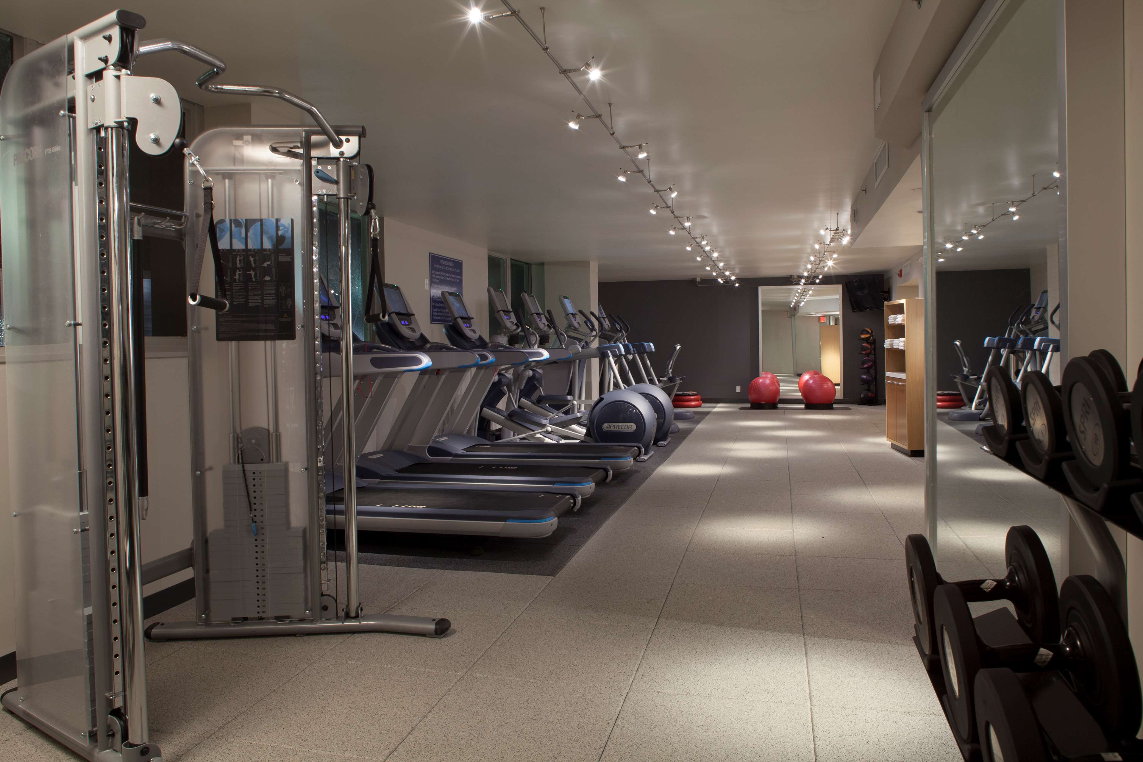 Health club  fitness center  gym