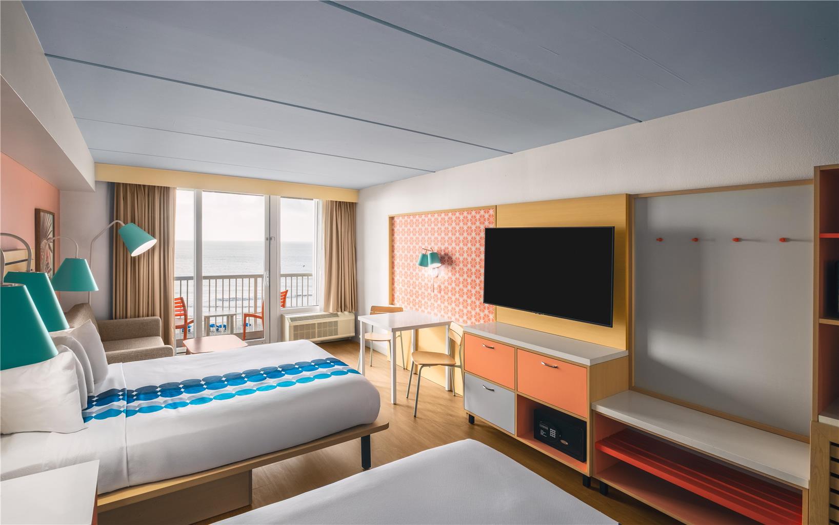 Golden Sands Carolina Beach Oceanfront Tapestry by Hilton Image