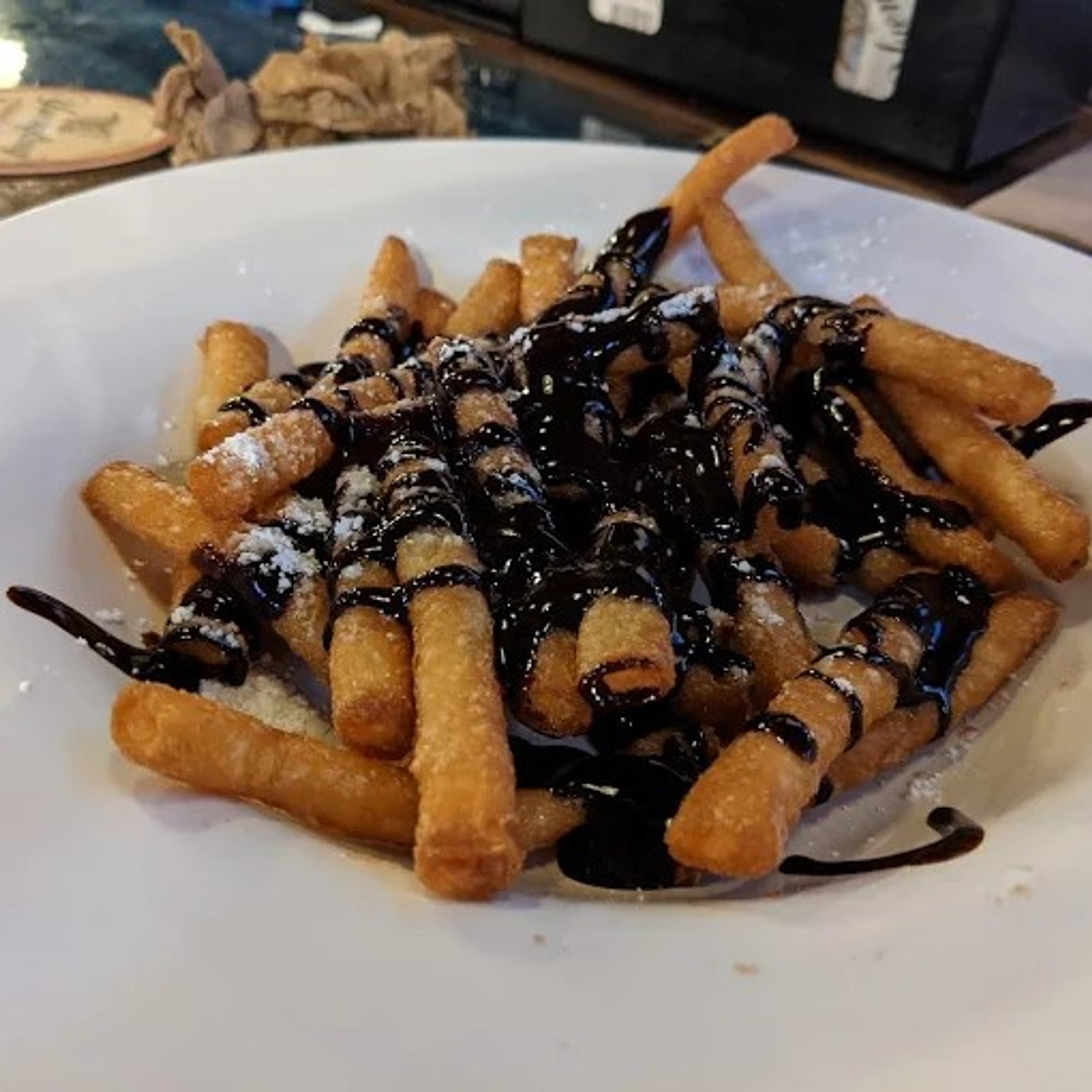 Funnel cake fries
