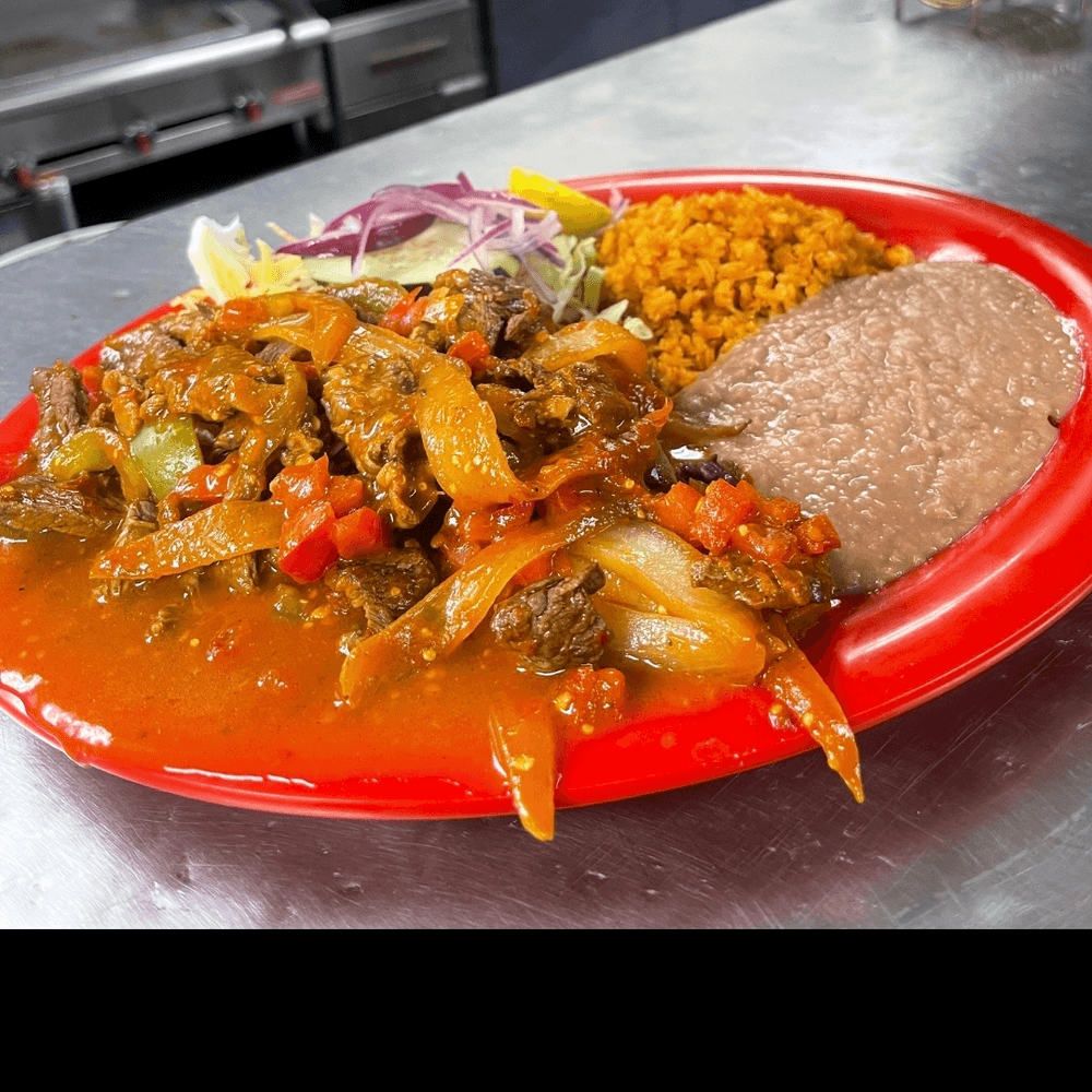 Bistek Ranchero Plate