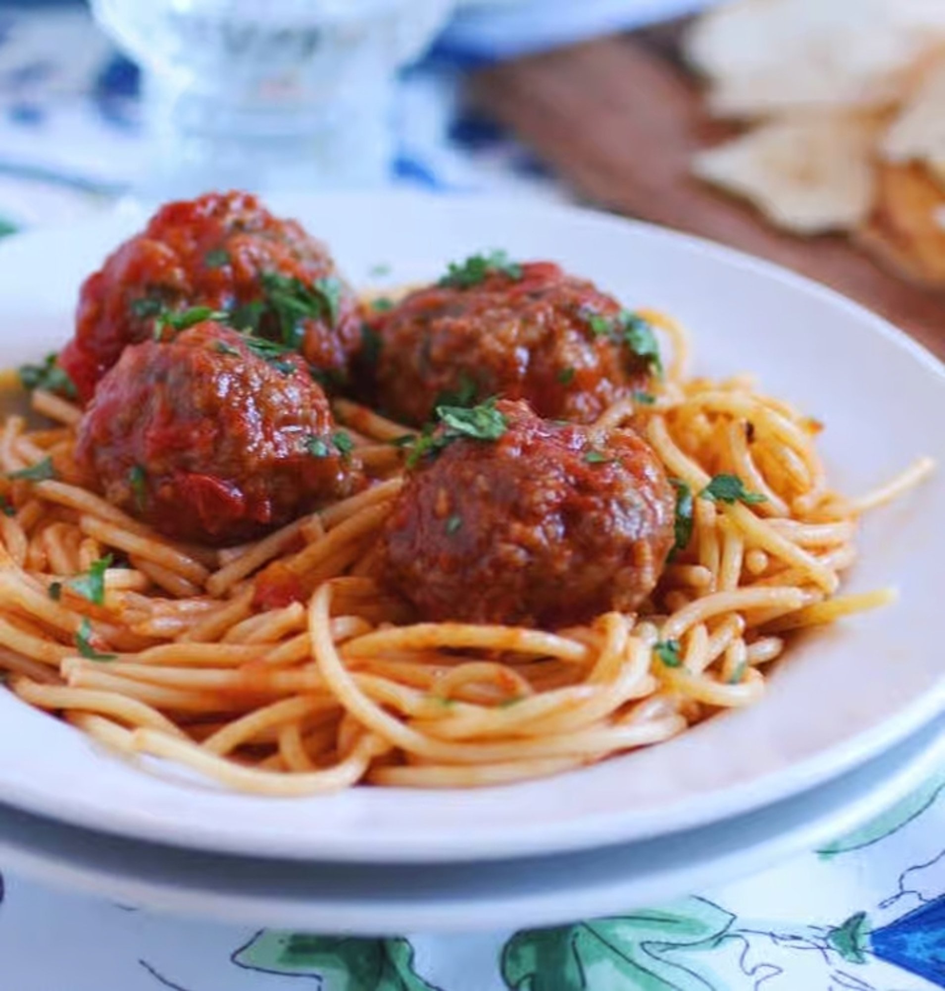 Homemade Meatballs & Pasta