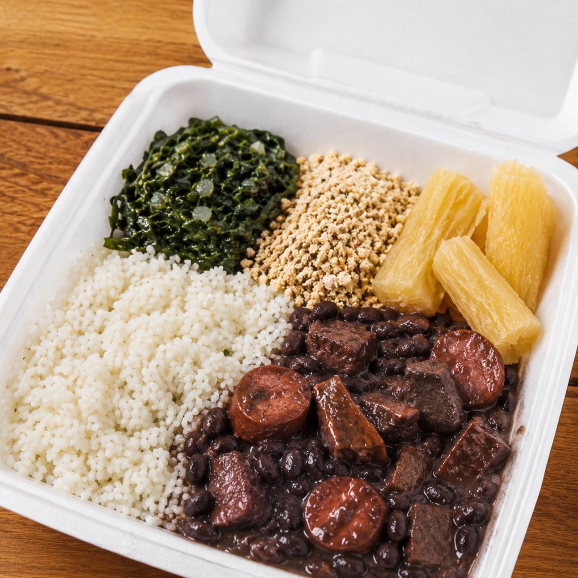 Feijoada Platter (Brazilian Black Bean Stew)