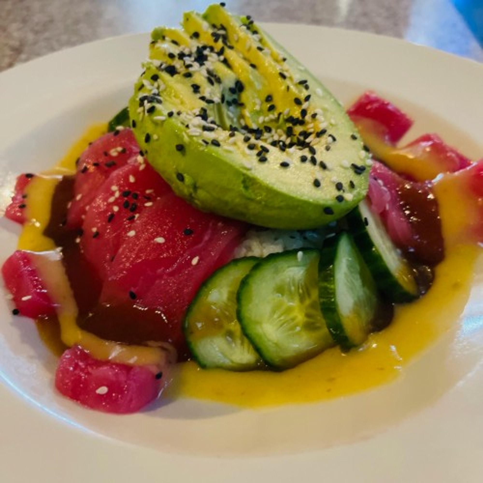 Lunch Tuna Poke Bowl