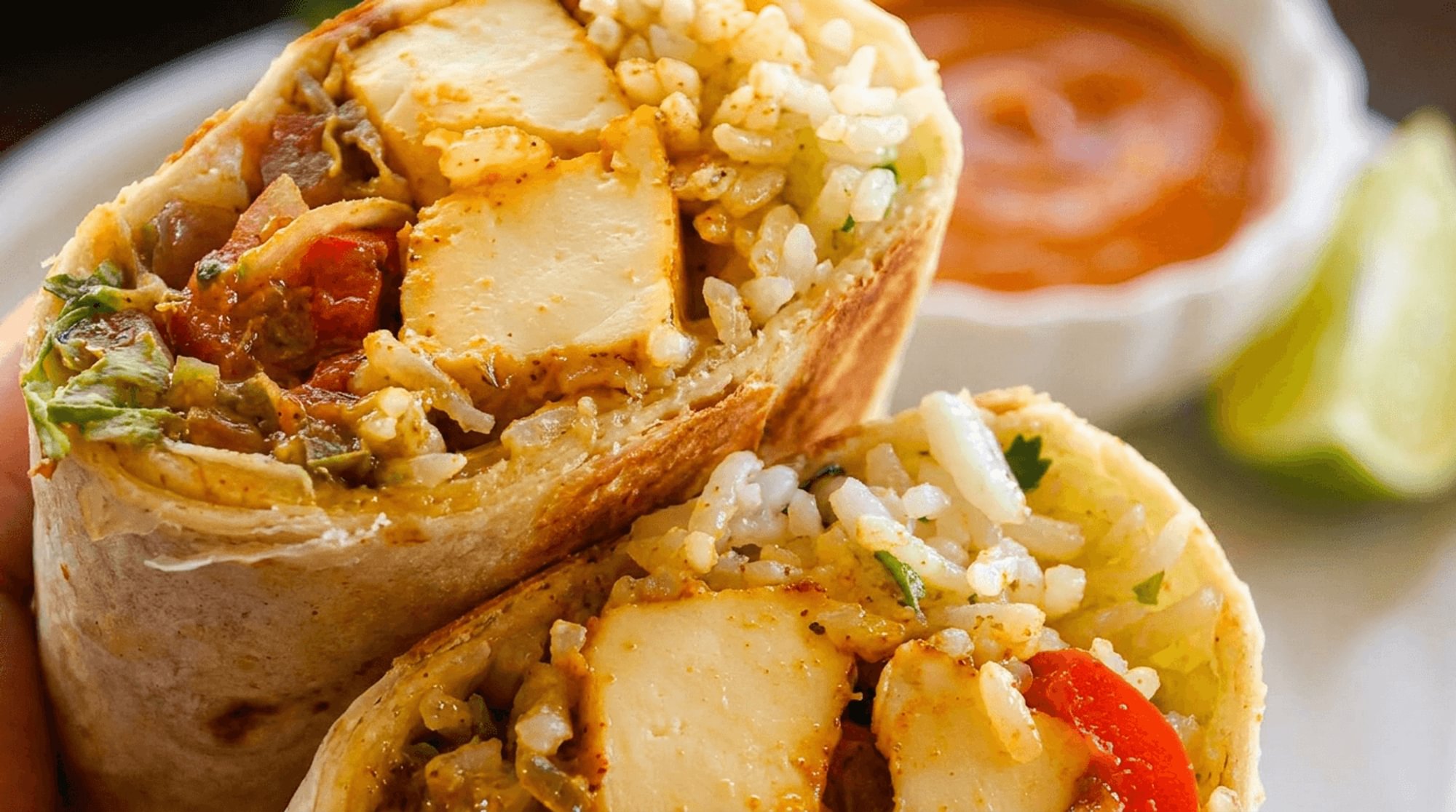 Paneer Tikka Burrito