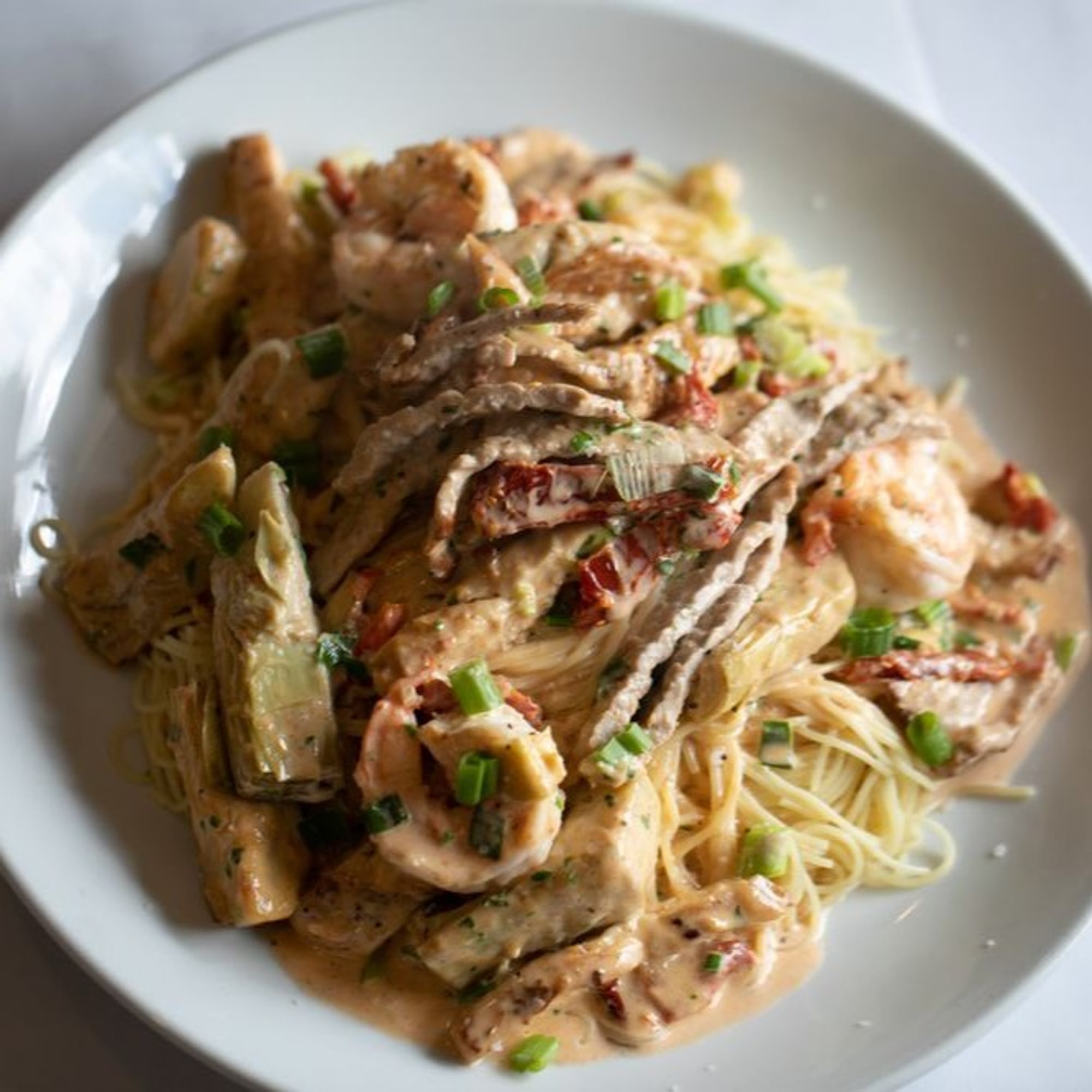Angel Hair Florentine Pasta