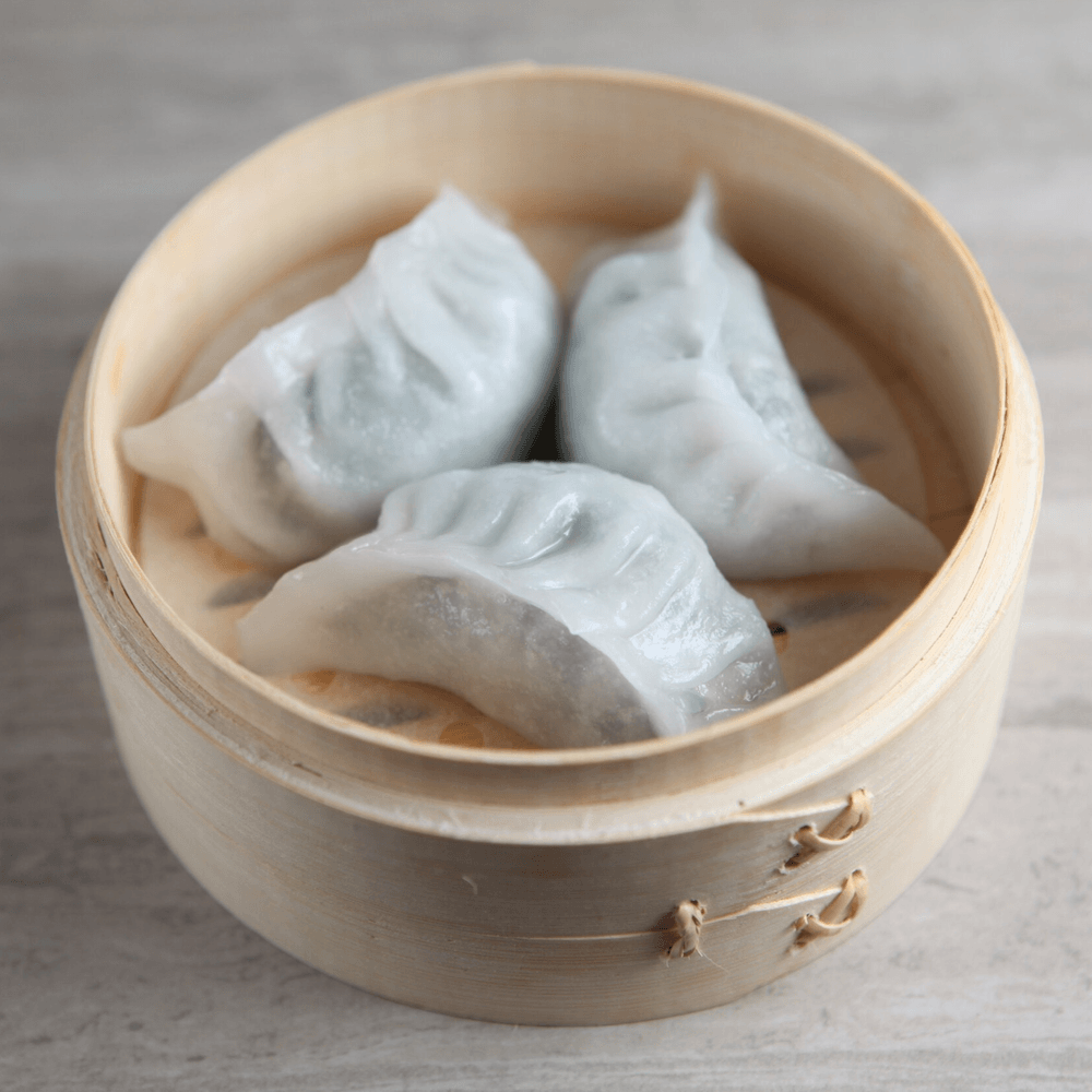 Shrimp with Chive Dumplings
