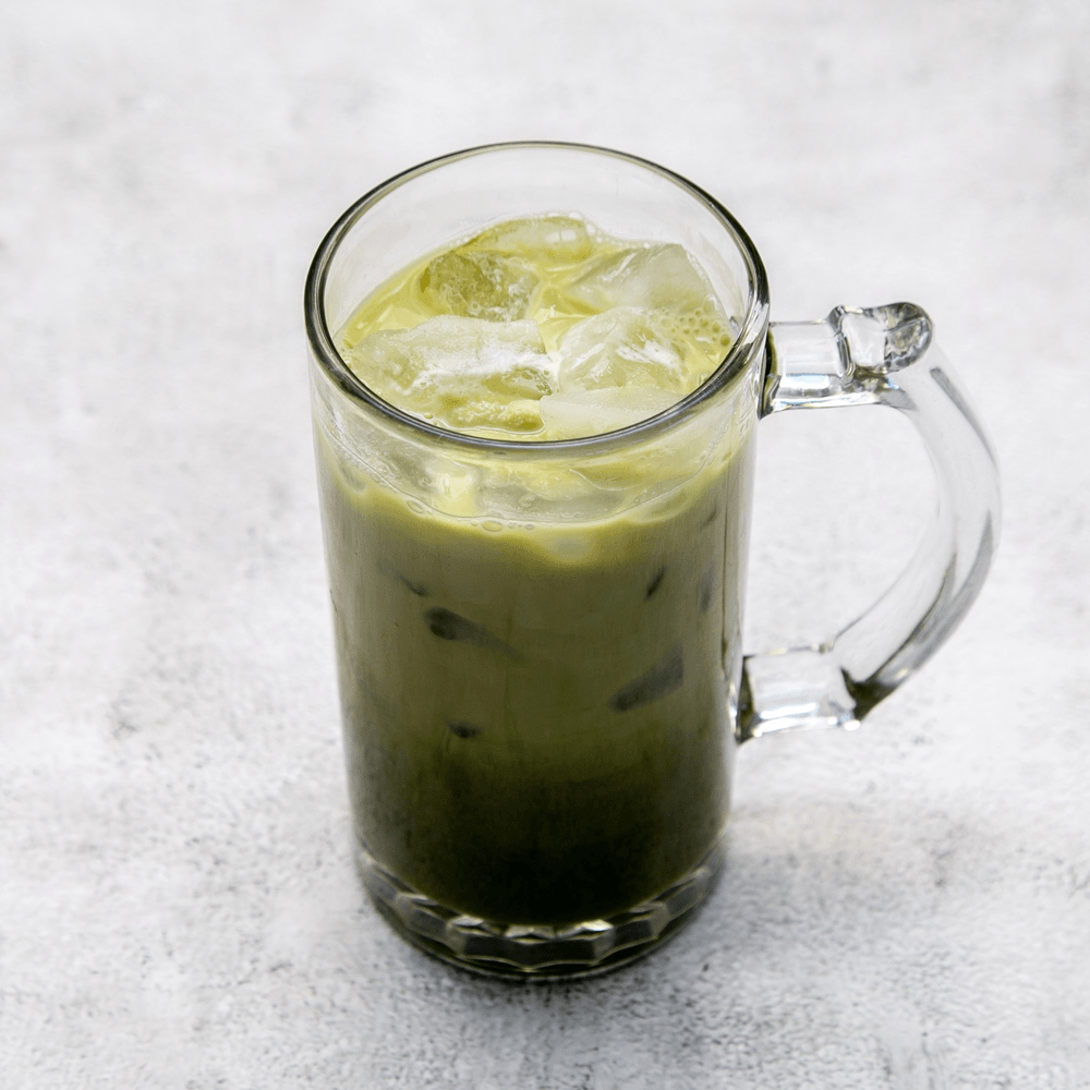 Iced Thai Green Tea W/ Coconut Milk