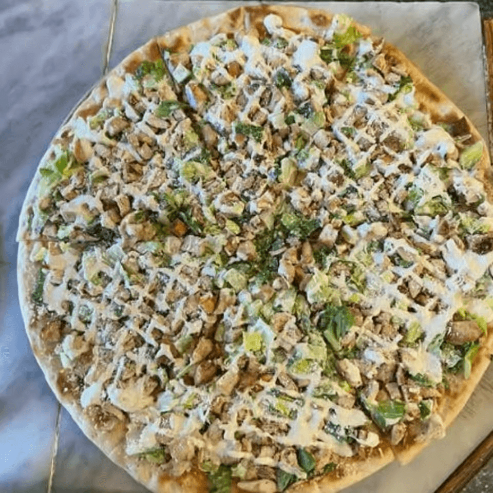 Grilled Chicken Caesar Pie
