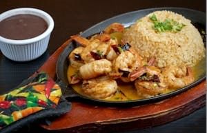 Garlic Shrimp Platter