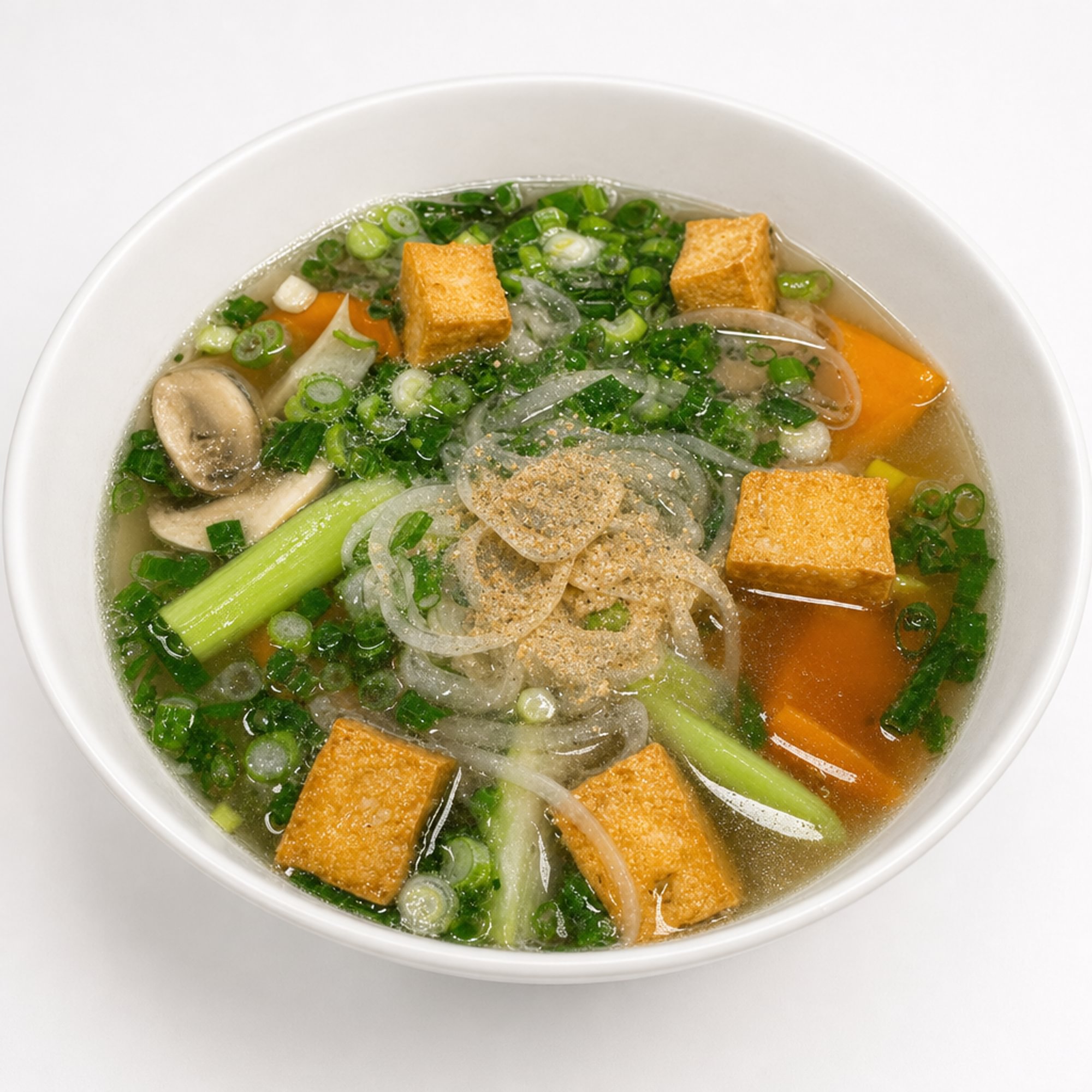 19A. Phở Rau Cải Nước Bò (Vegetarian W/ Beef Broth)