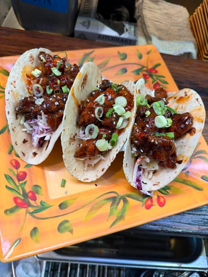 General Tso Chicken Tacos