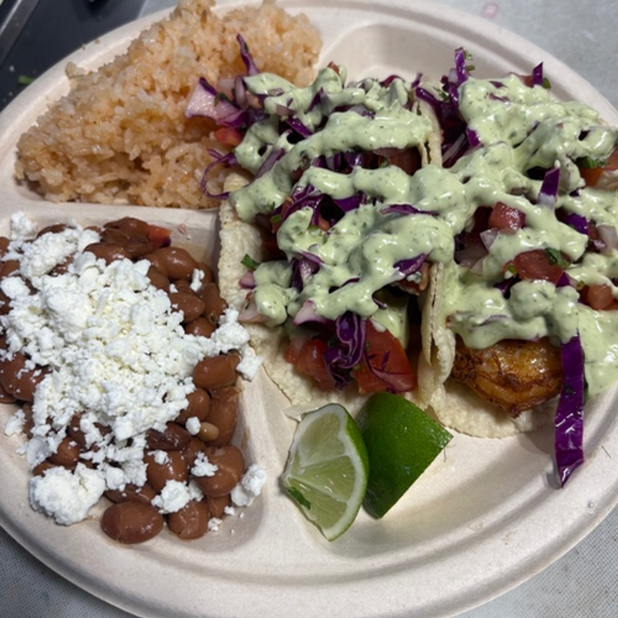 Shrimp Taco Plate