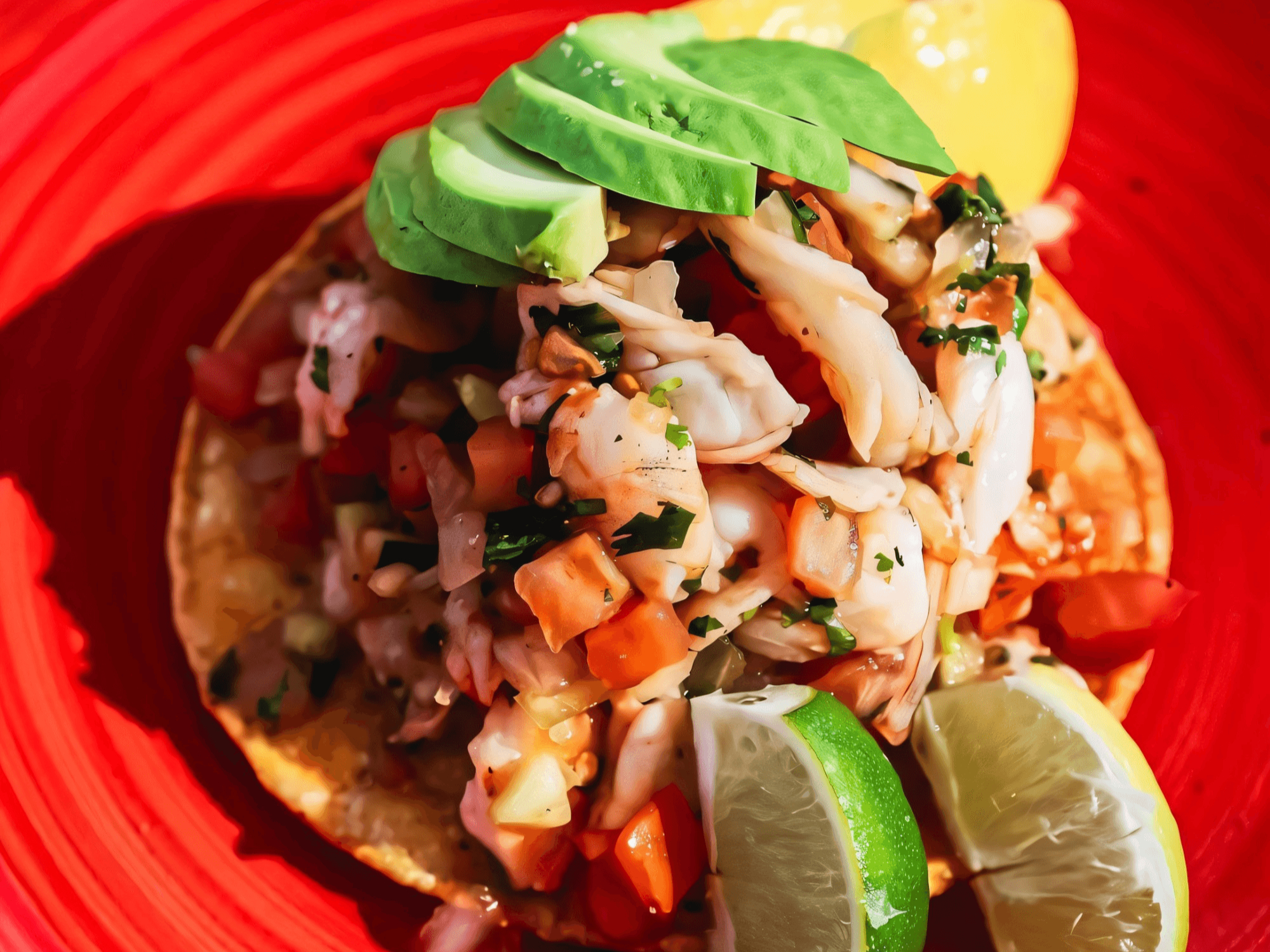 Ceviche Tostada