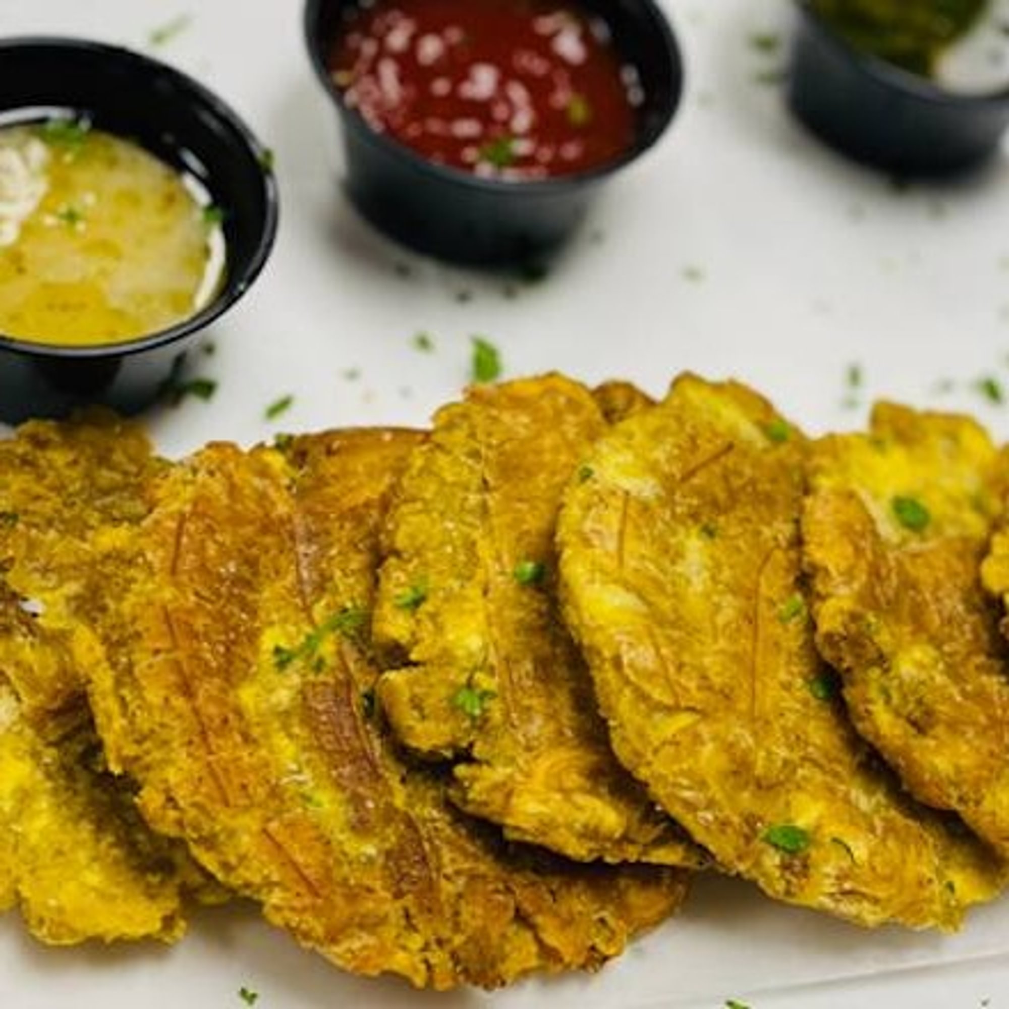 Tostones (Twice-Fried Green Plantains)