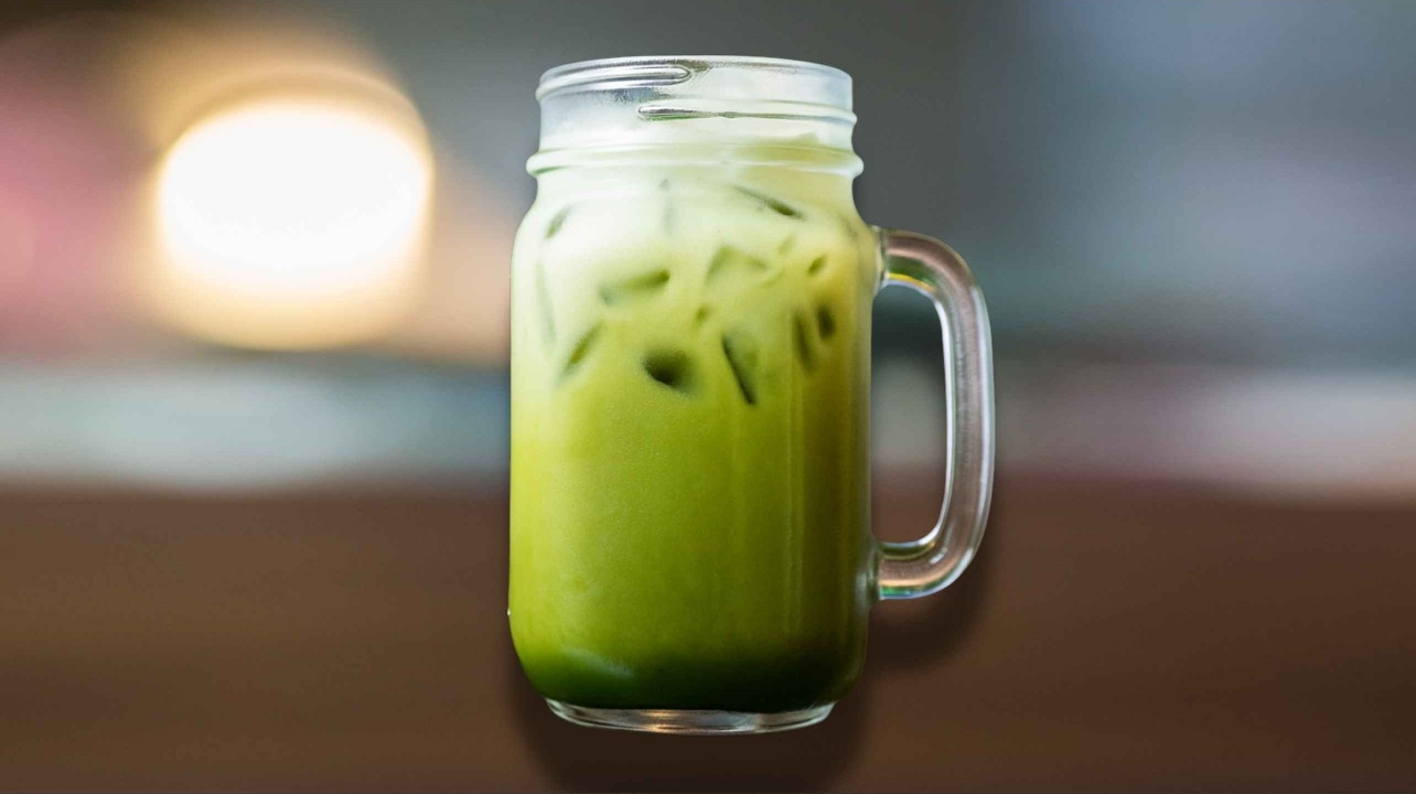 Iced Green Milk Tea
