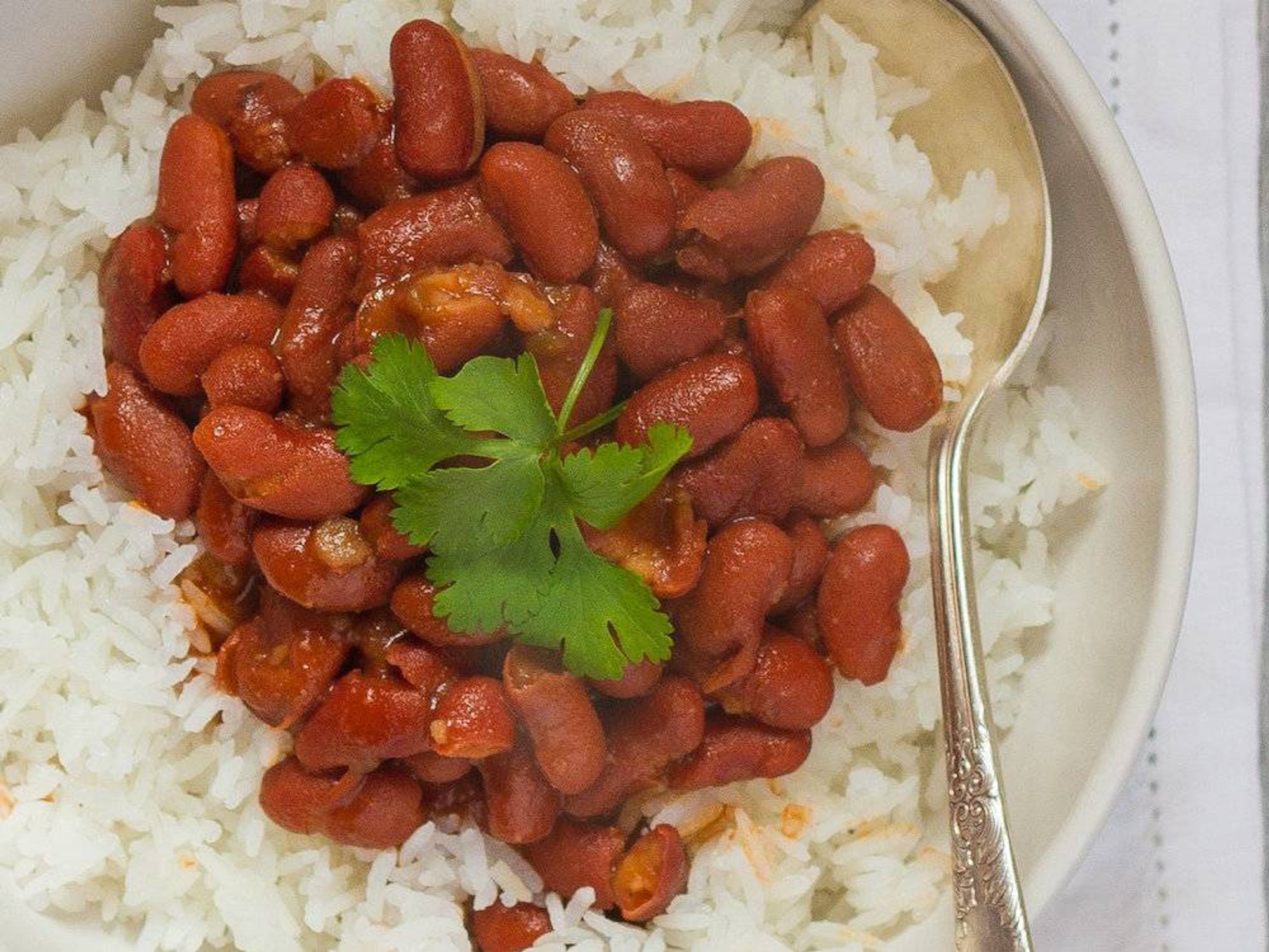 Habichuelas rojas - Red Beans Lunch