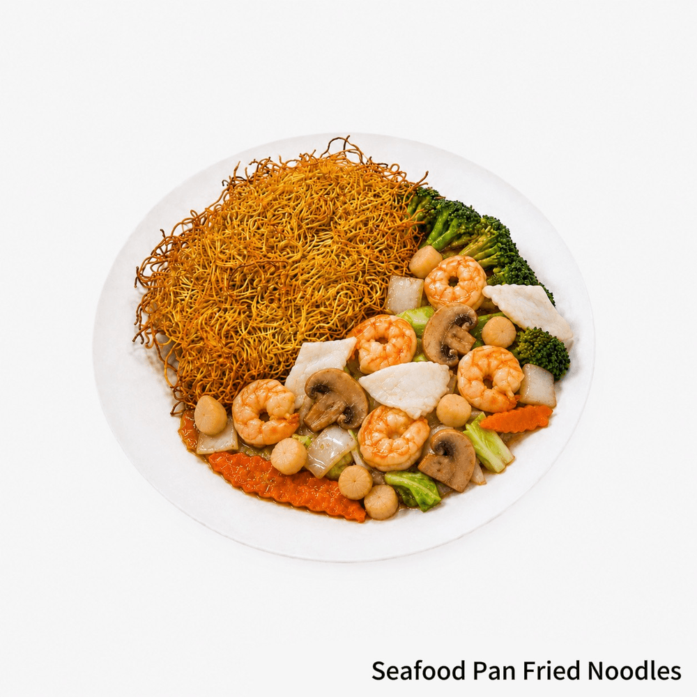 Seafood Pan Fried Noodles