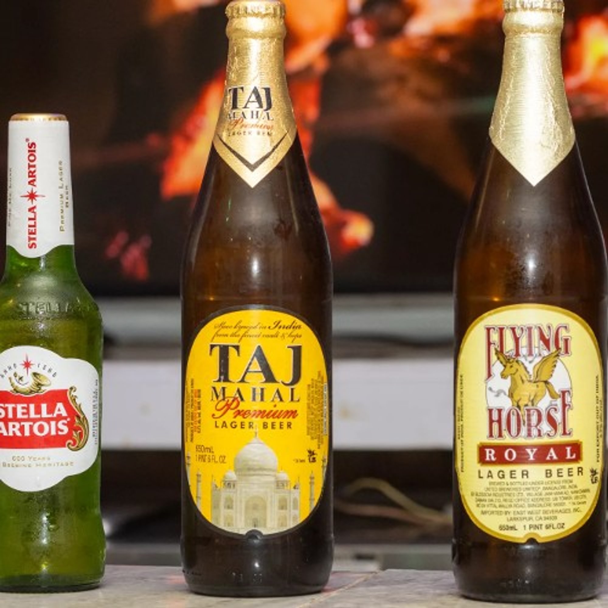 Taj Mahal Premium Lager Beer Bottle 22 Oz (4.5% Abv)