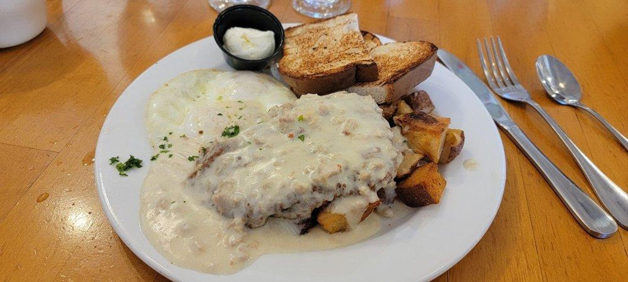 Chicken Fried Steak & Eggs