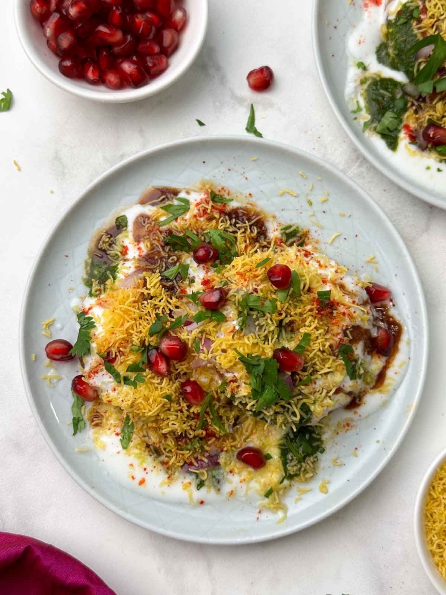 Aloo Tikki Chaat (Vegan, Gluten Free)