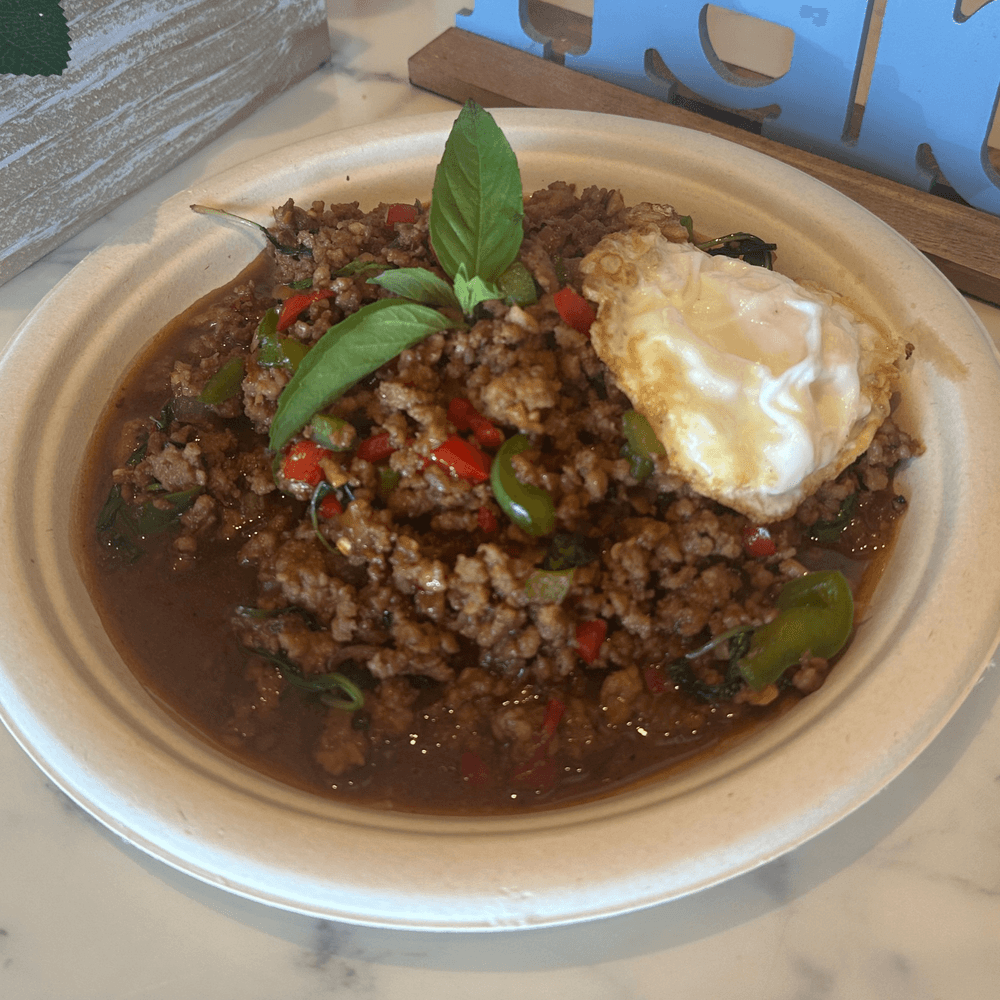 Pad Grapow (Chicken, Pork or Beef)