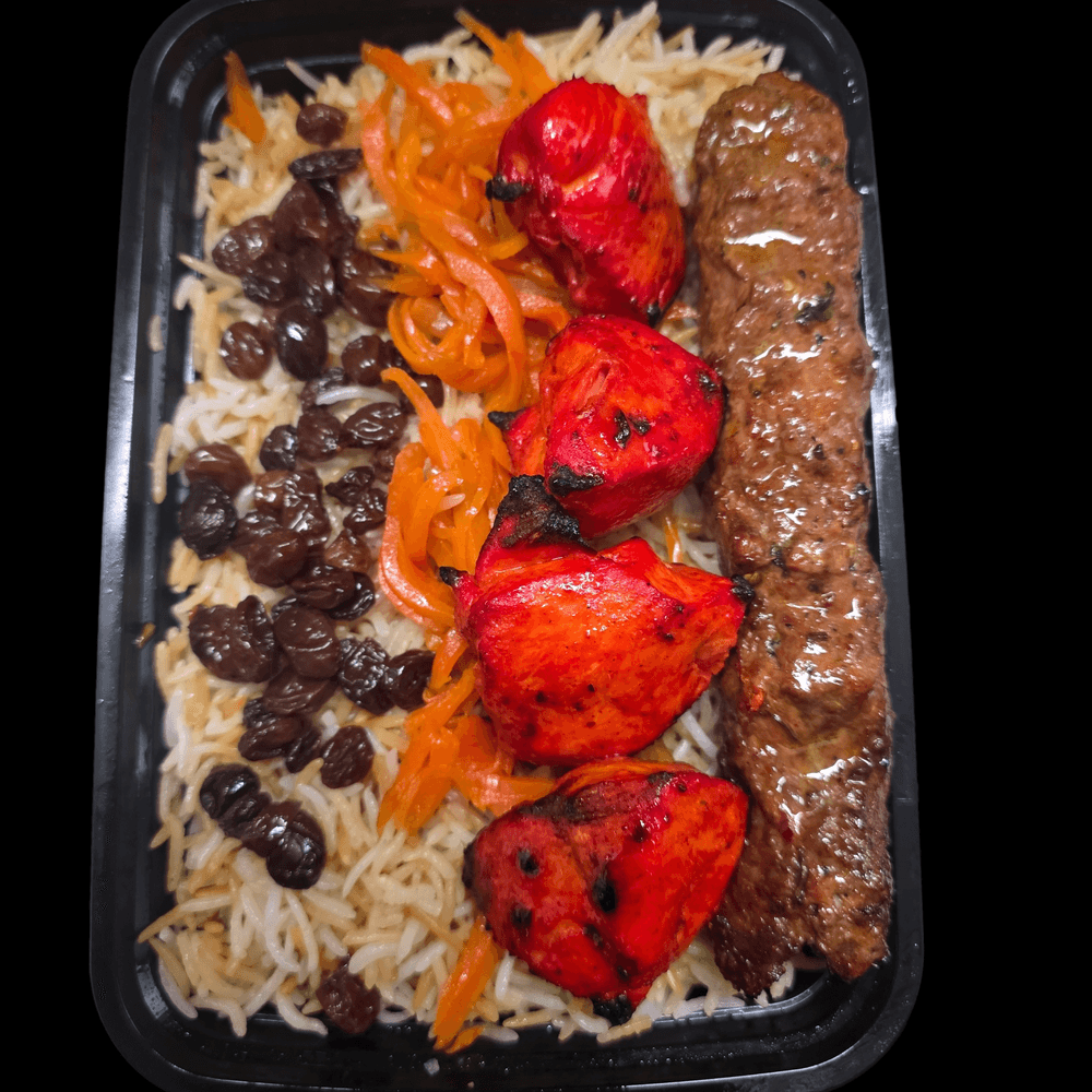 Sultani Chicken Kabab 4pc & Beef Kofta Kabab