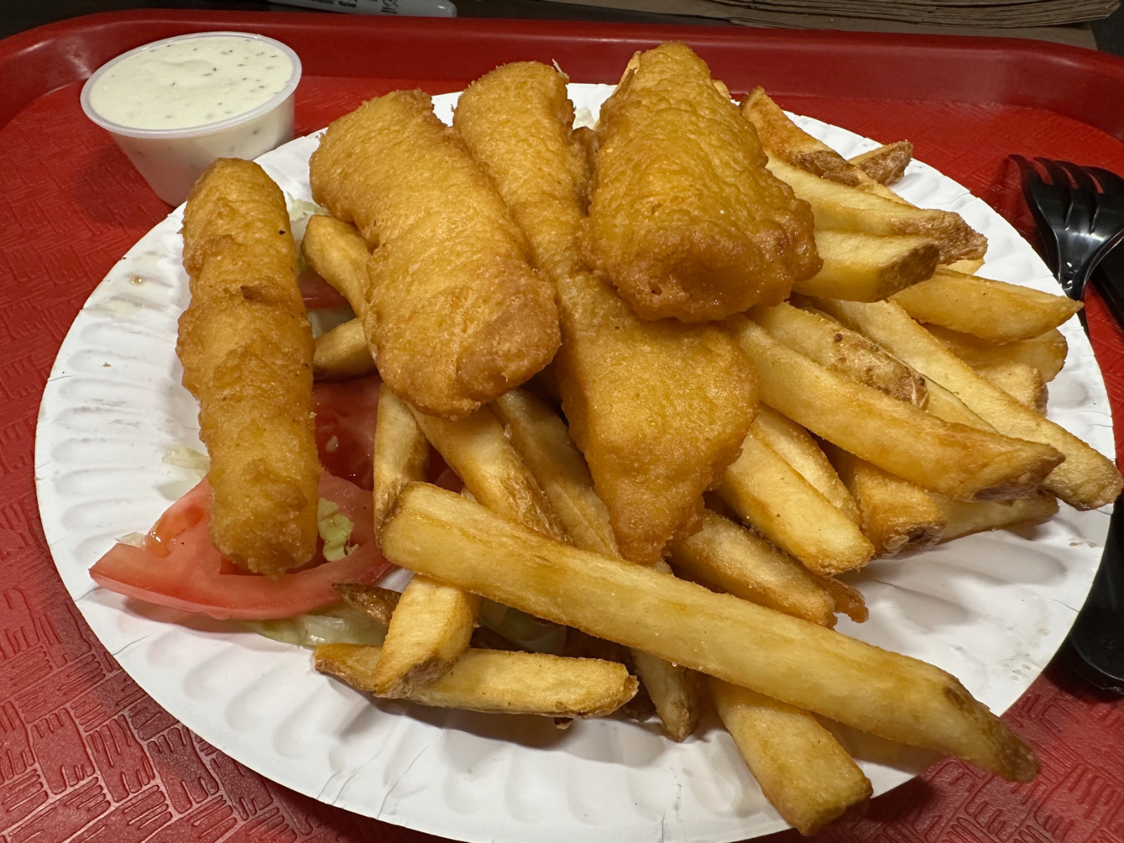 Fried Fish Platter