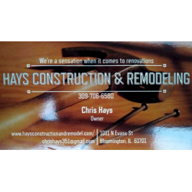 Hays Construction and Remodeling Logo