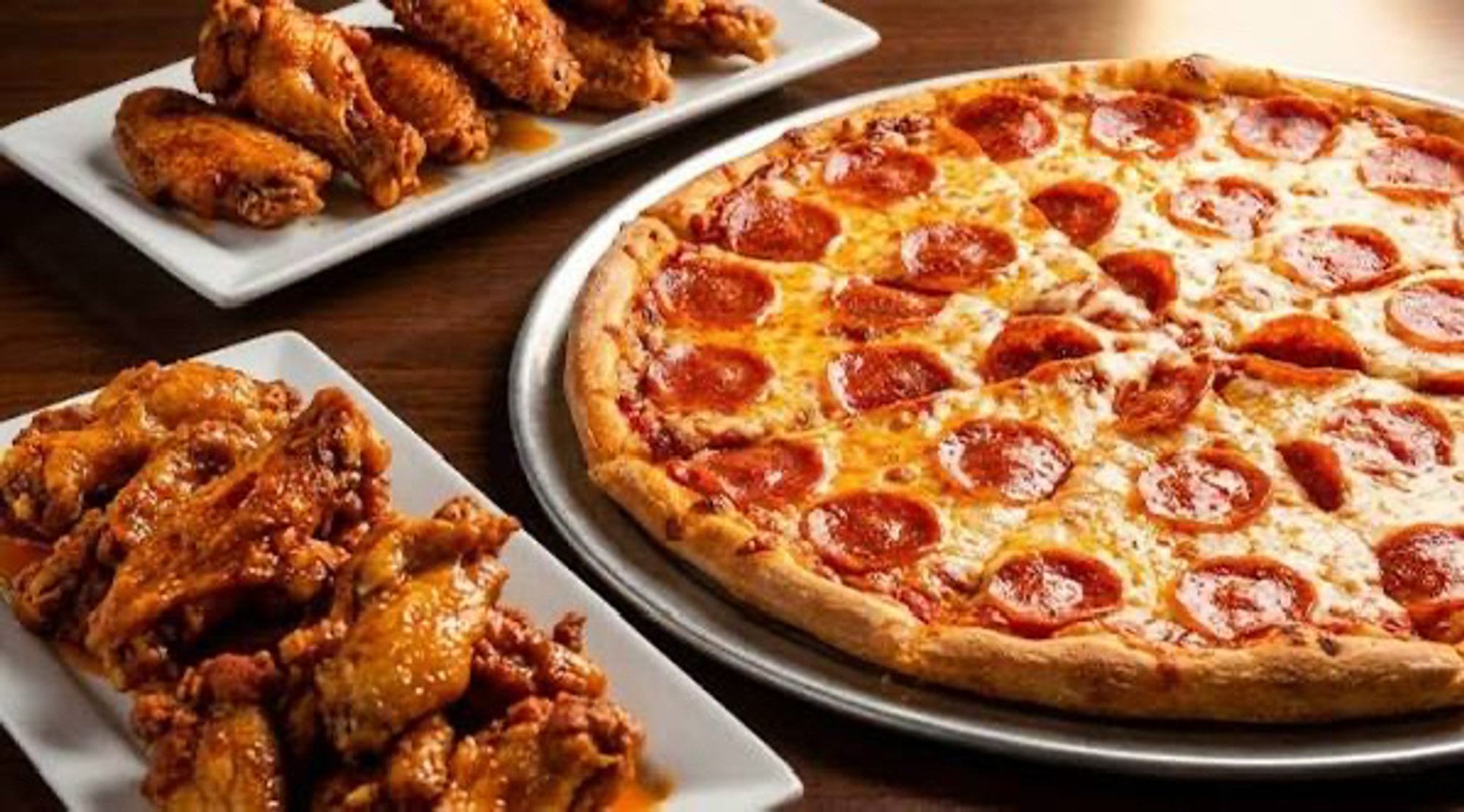 One X-Large Plain Pizza & 20 Wings Special