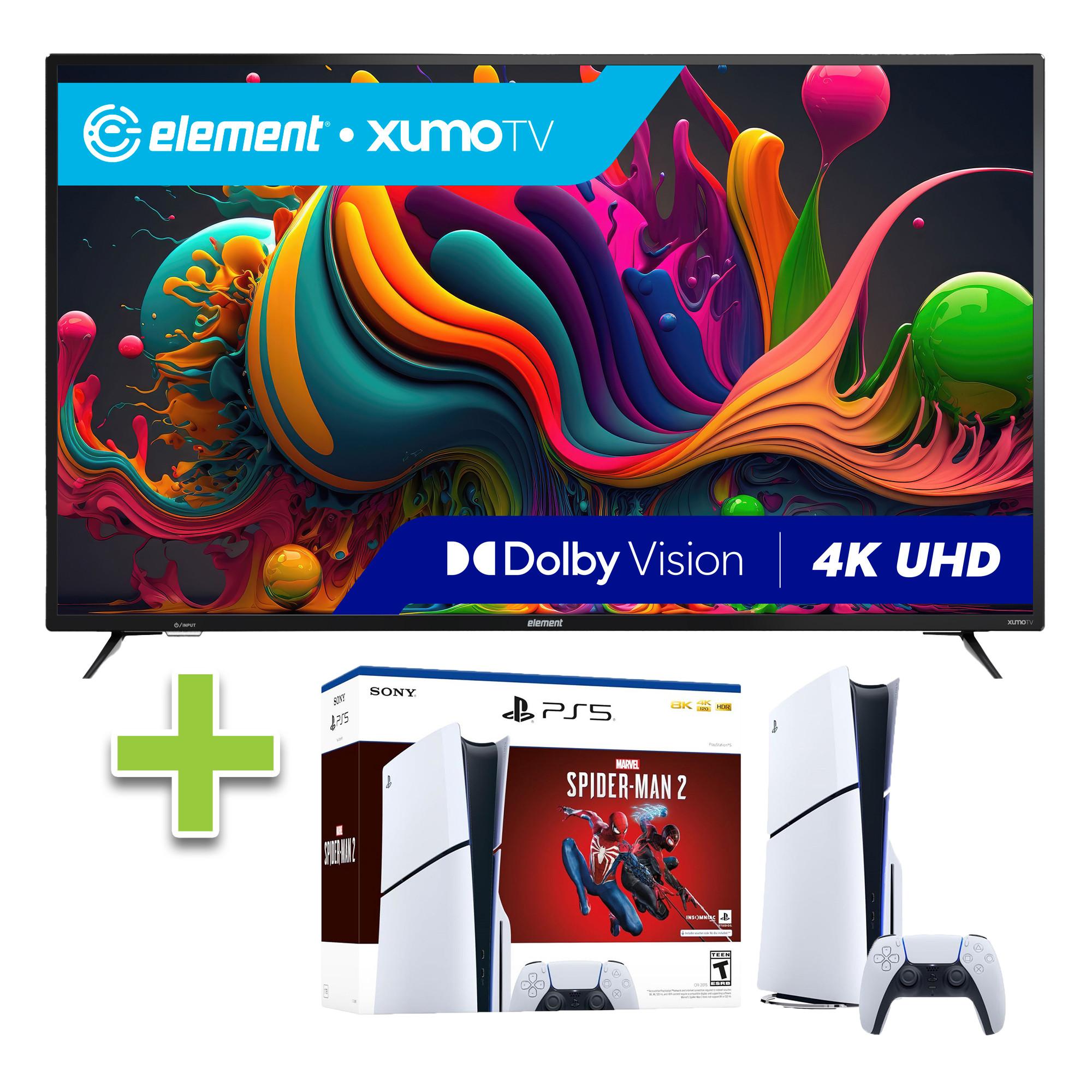 55" Element 4K Ultra HD Smart Xumo TV & PlayStation 5