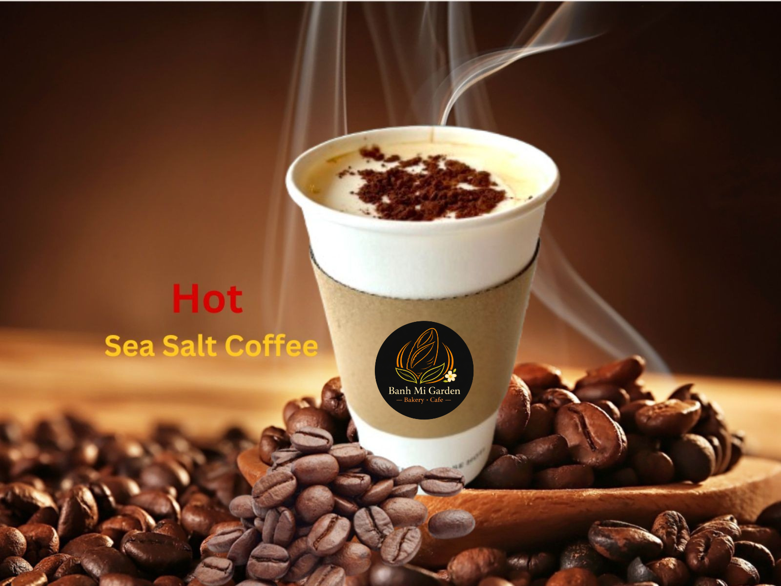 Hot Sea Salt Coffee 16oz - Cà Phê Muối Nóng *Contains Caffeine*