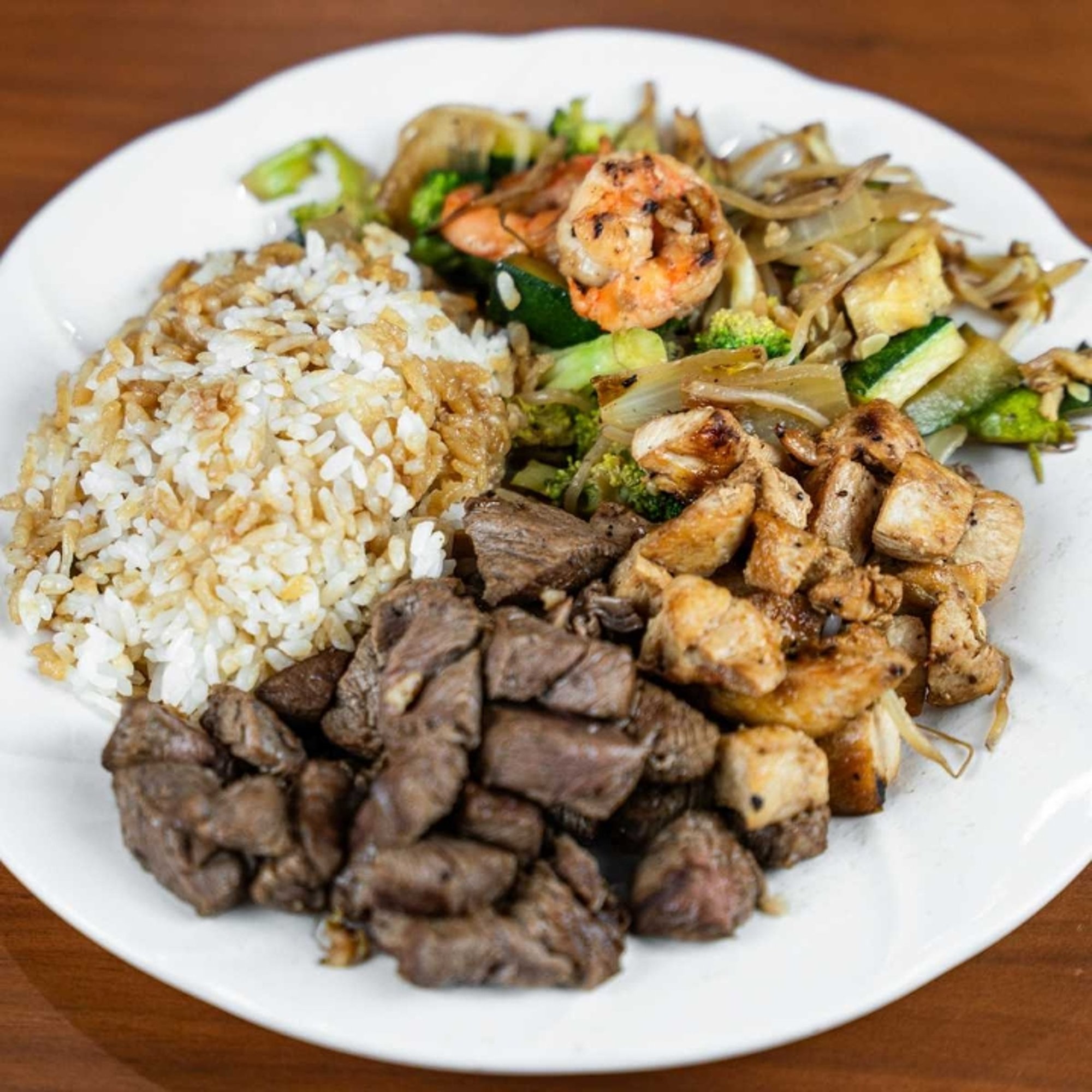 (L) Chicken & Filet Mignon Hibachi