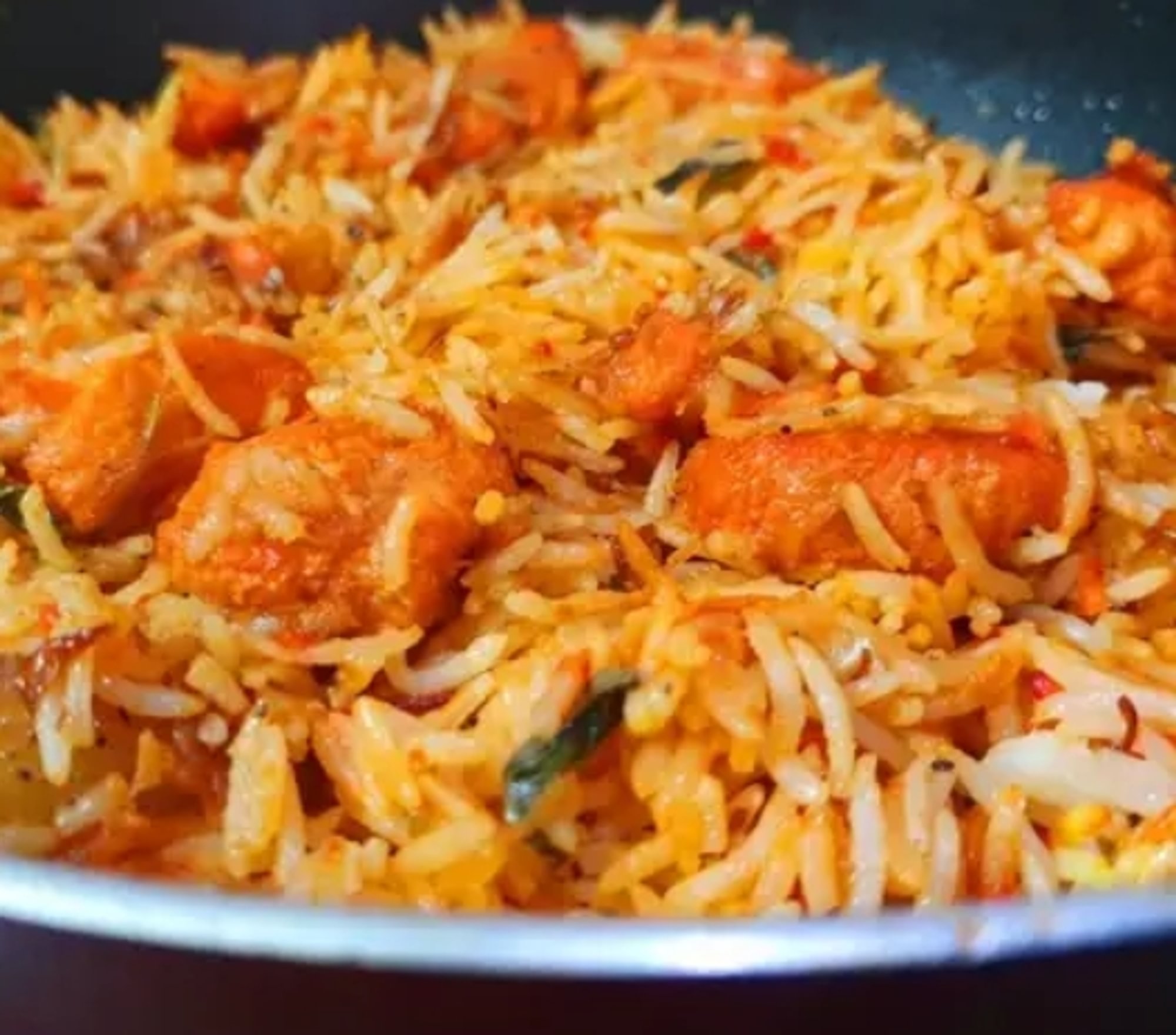 Chicken 65 Biryani (Boneless)