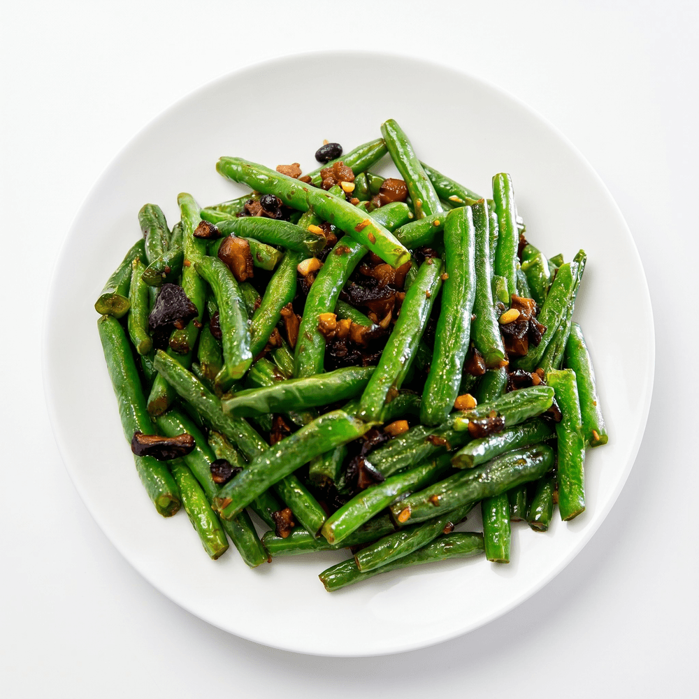 Green Beans in Shiitake Mushroom Sauce 冬菇四季豆
