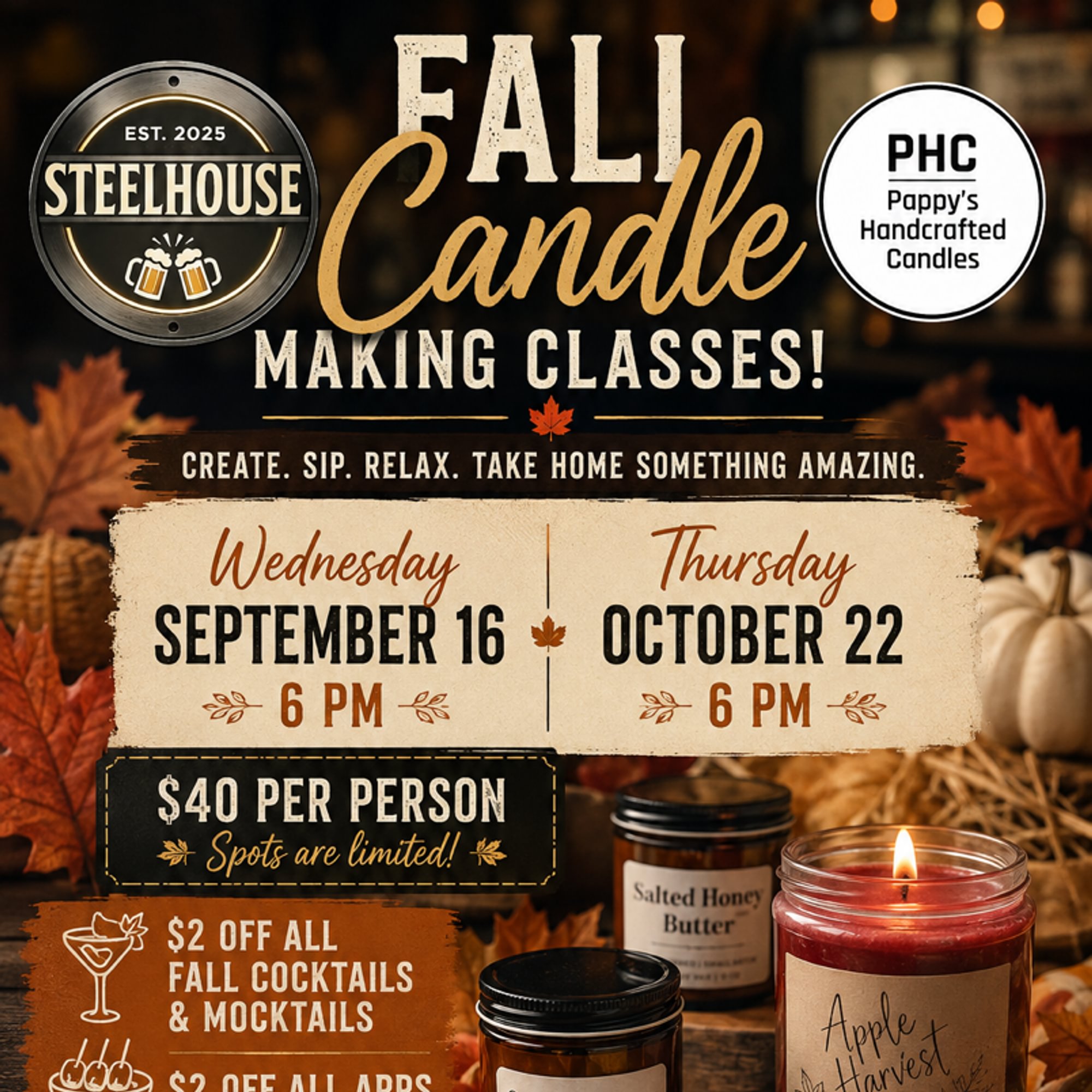 Fall Candle Making 10/22/2026