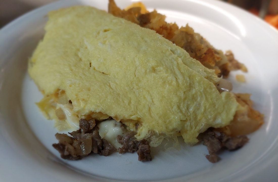 Cheesesteak Omelette