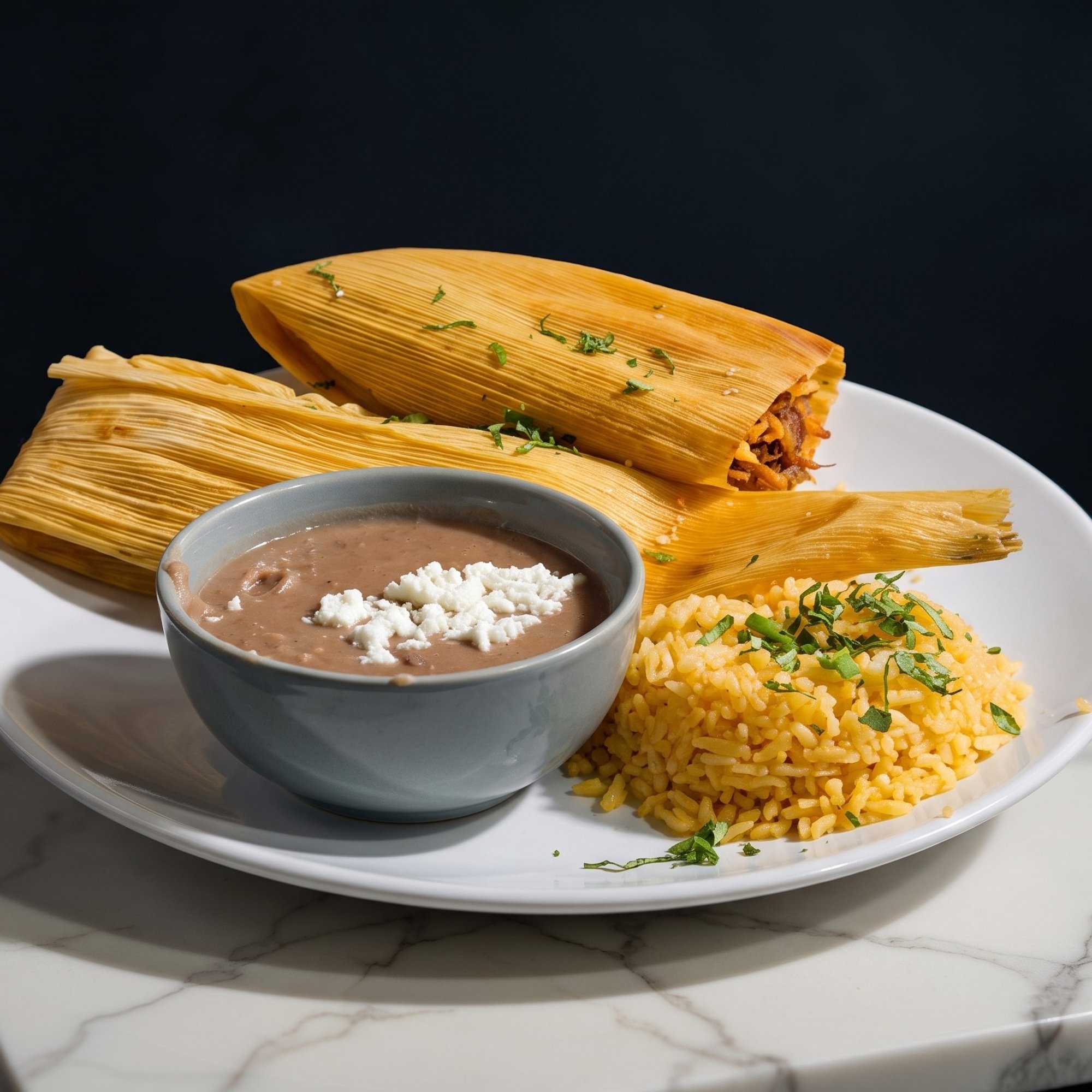 Tamales Plate