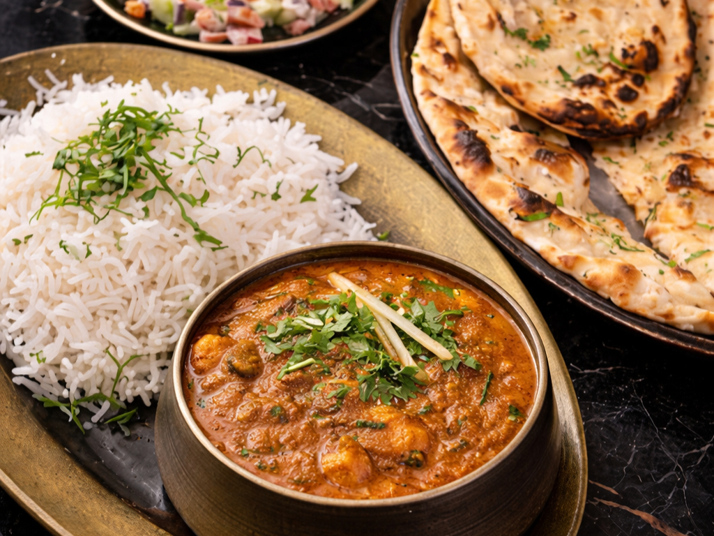 Luxurious Chicken Curry Lunch