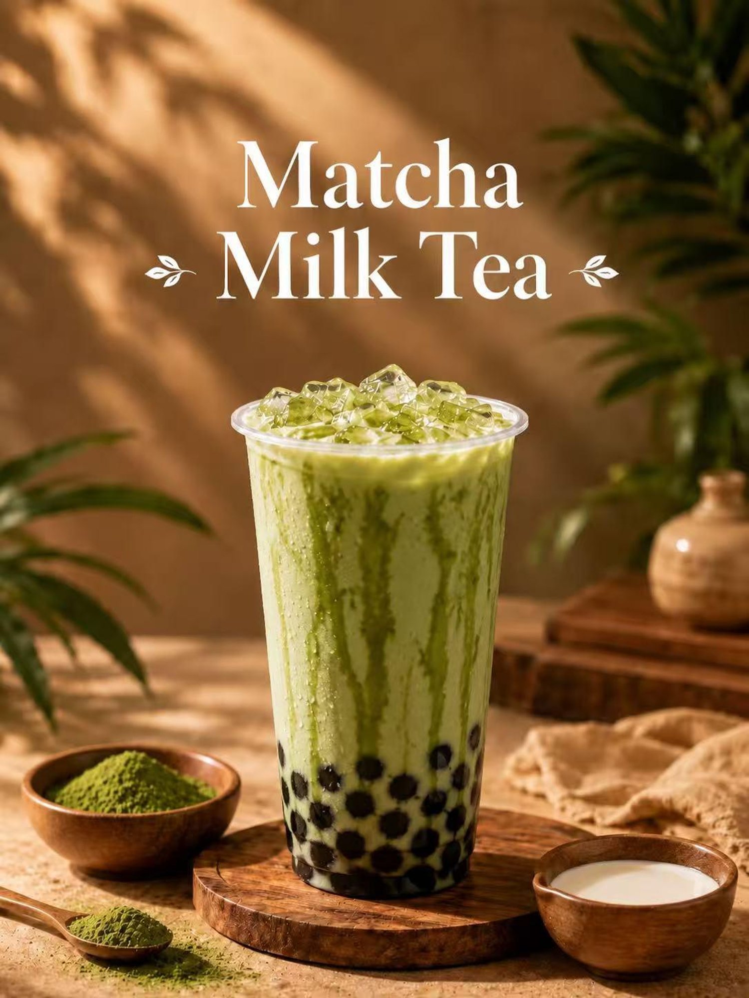 Matcha Boba Milk Tea