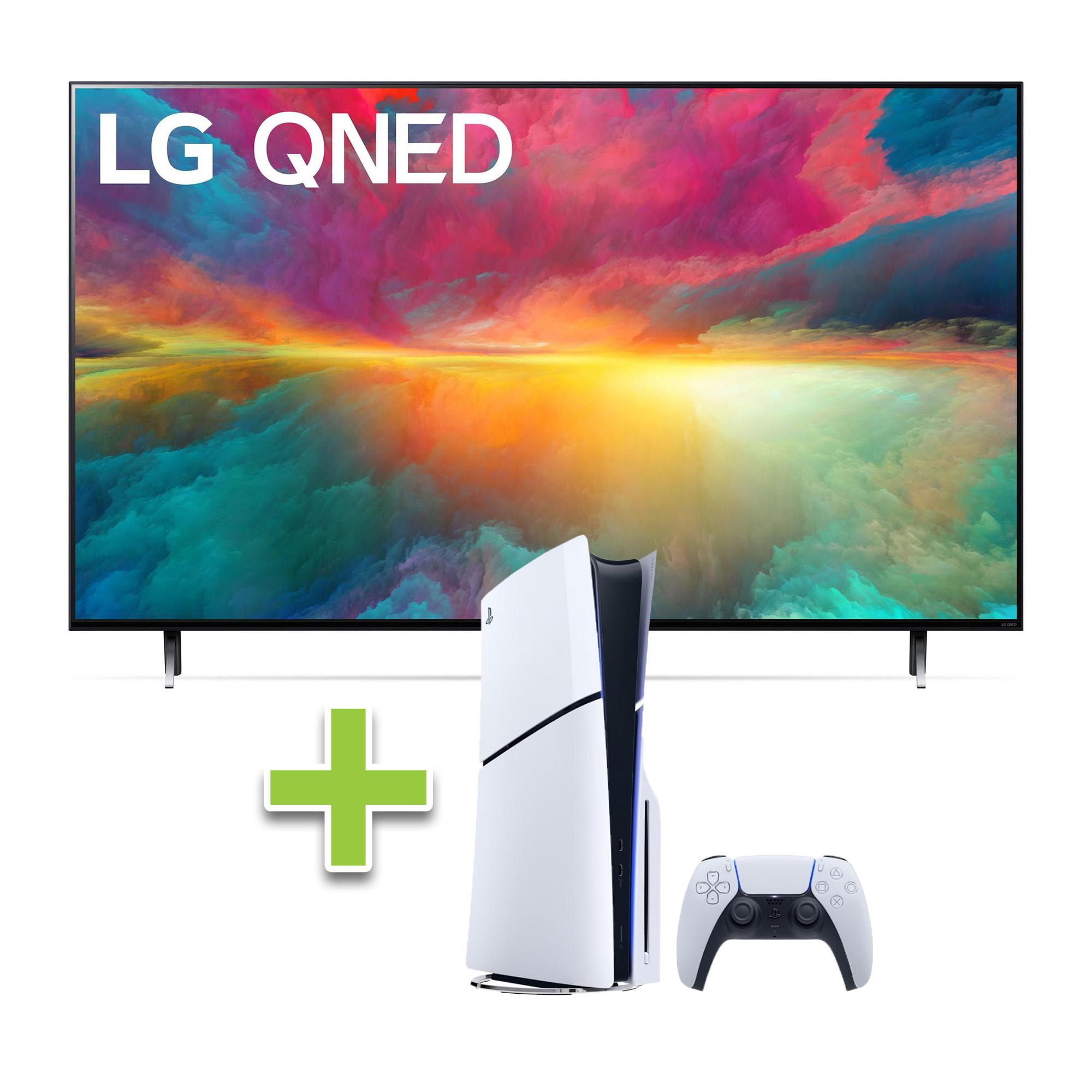 75" LG QNED TV & Playstation 5