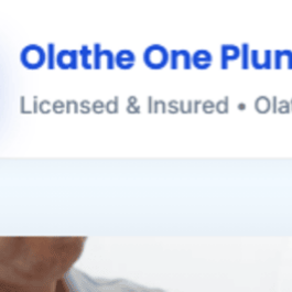 Olathe One Plumber Logo