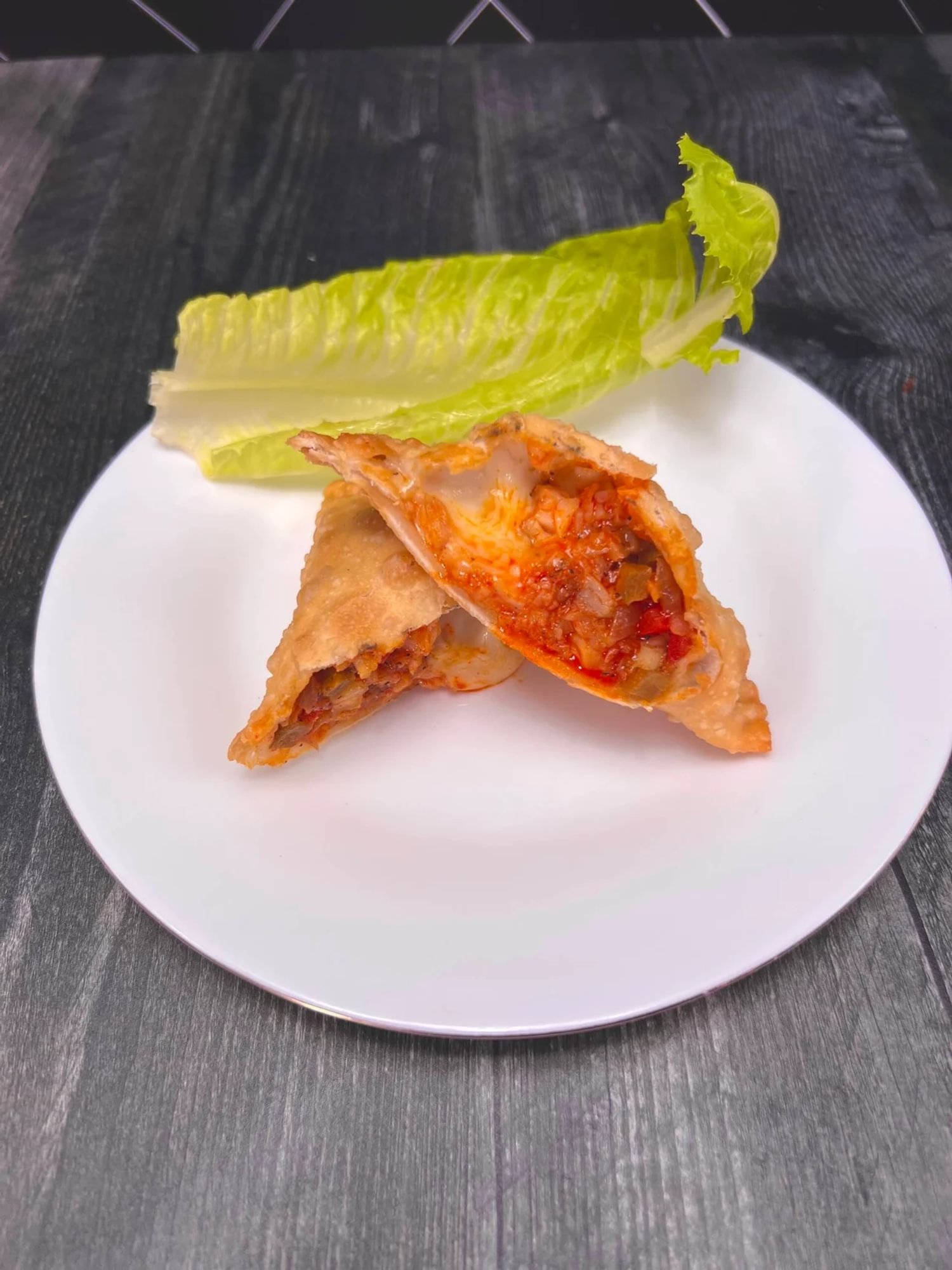 Shrimp And Peppers Empanada