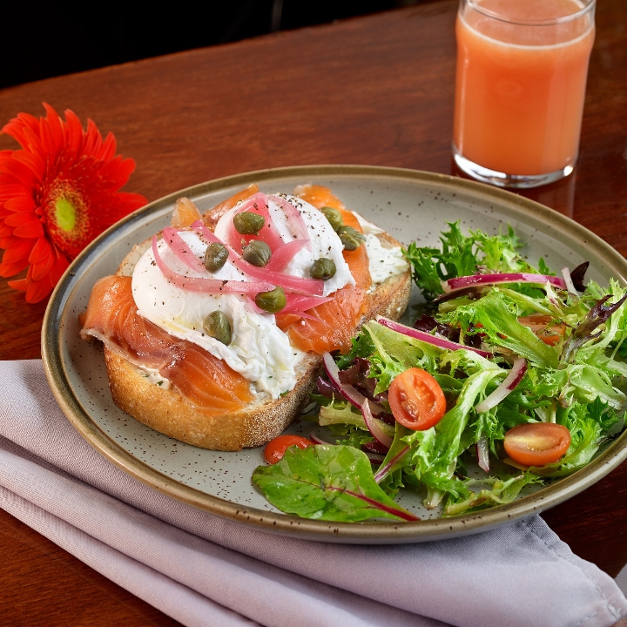 Lox on Toast