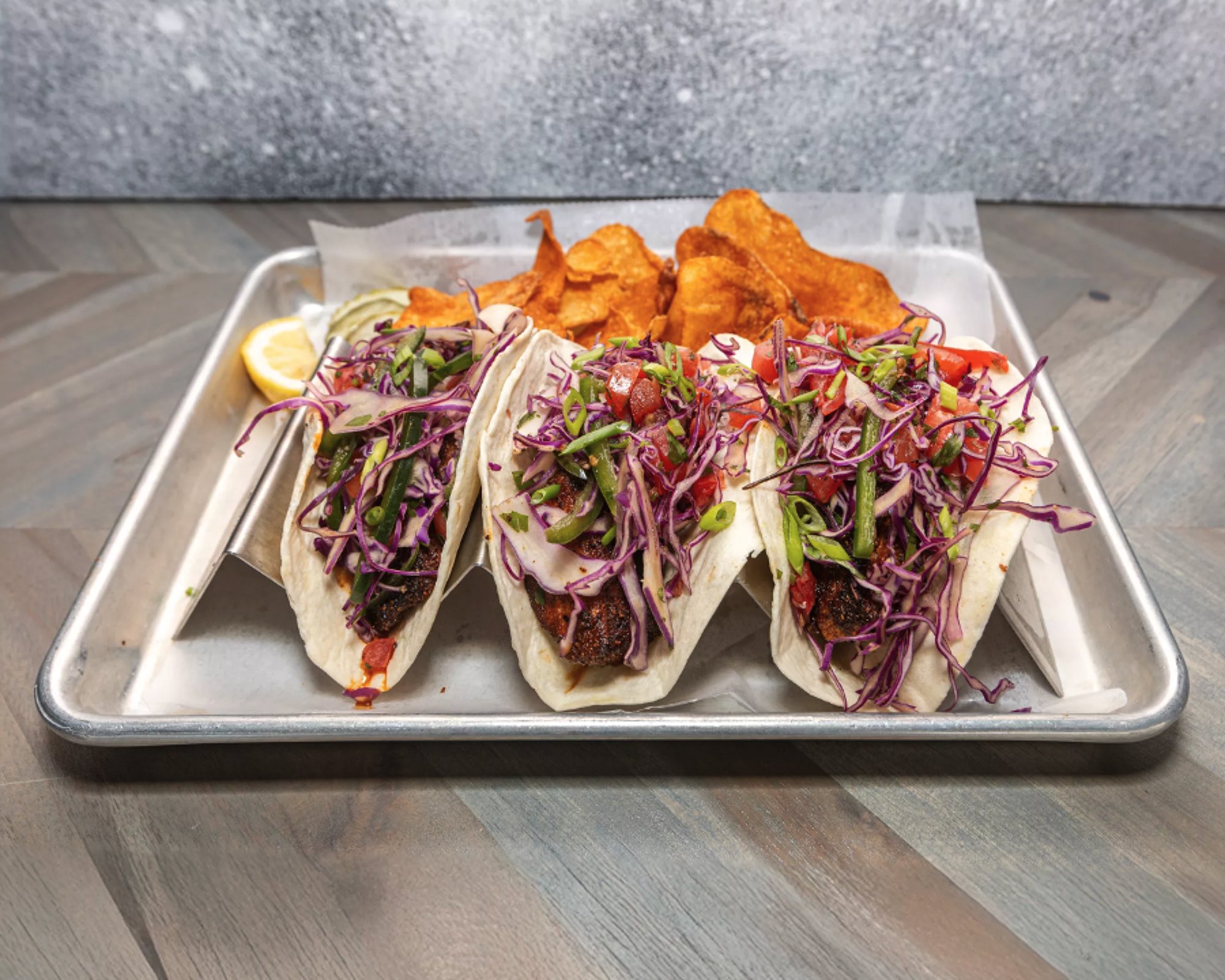 Blackend Salmon Taco