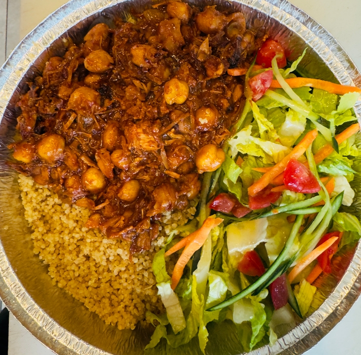 Jackfruit and chickpeas